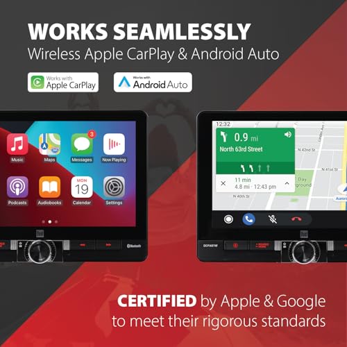 Dual Electronics DCPA81W 8-inch Certified Wireless Apple Carplay Android Auto Car Stereo with XCAM150 Backup Camera Bundle 3