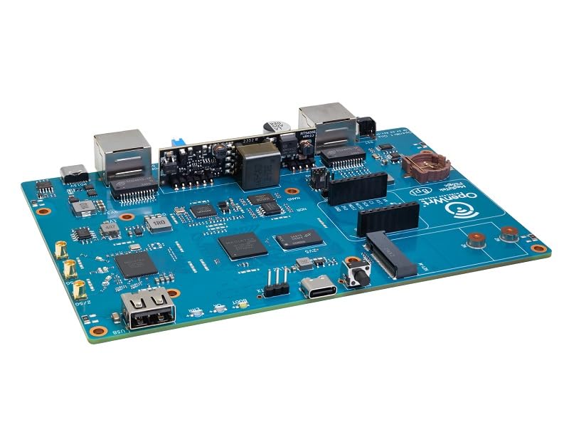 WayPonDEV Banana Pi WiFi 6 OpenWrt One Router Board, Wireless Dual Band Internet Router, MediaTek MT7981B SoC 1GB DDR4 RAM, Integrated 1x 2.5GbE WAN Gigabit LAN RJ45 Port, Support AP, WPA,WPA2,WPA3 6