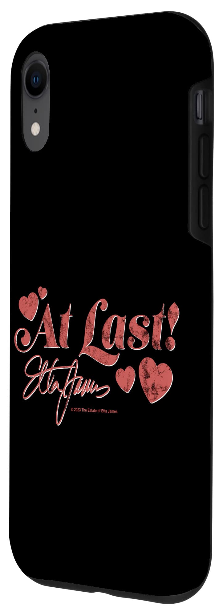 iPhone XR Etta James At Last Signature Hearts Case 2