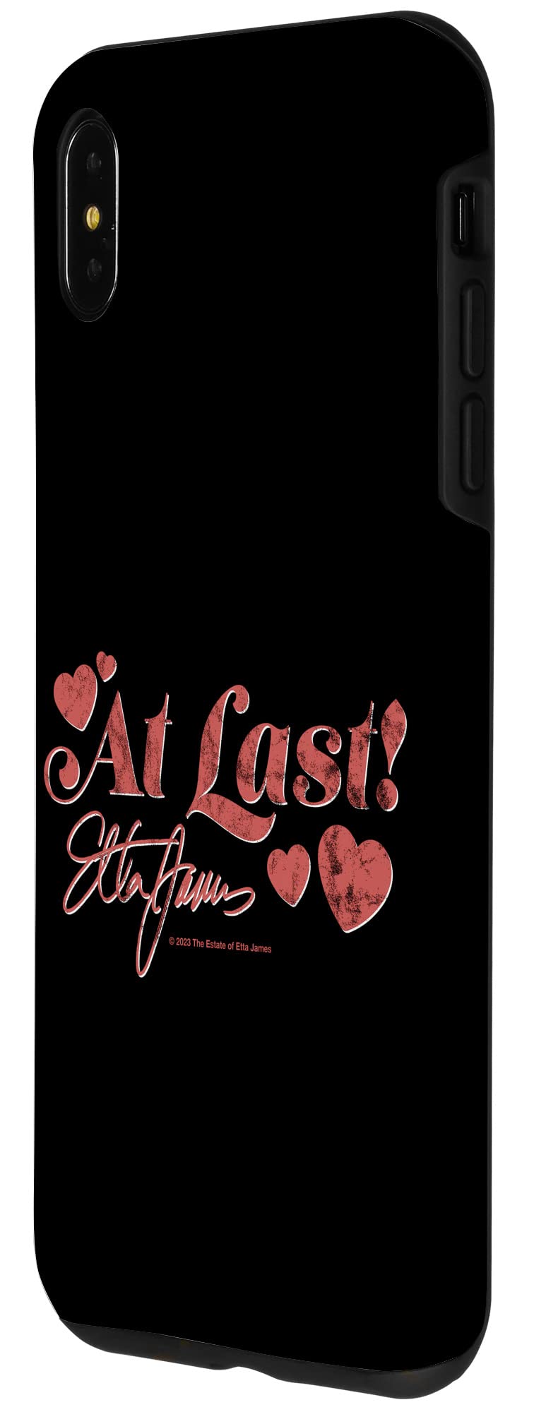 iPhone XS Max Etta James At Last Signature Hearts Case 2