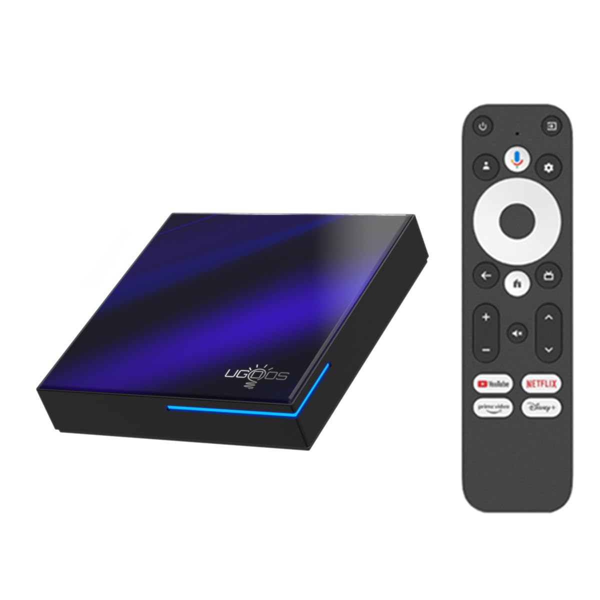 Ugoos SK2 TV Box Android 12.0 RTD1325 4GB RAM 32GB ROM WiFi6 Ethernet 100M USB 2.0 BT5.2 Support AV1 VP9 H.265 4K HDR Box 1