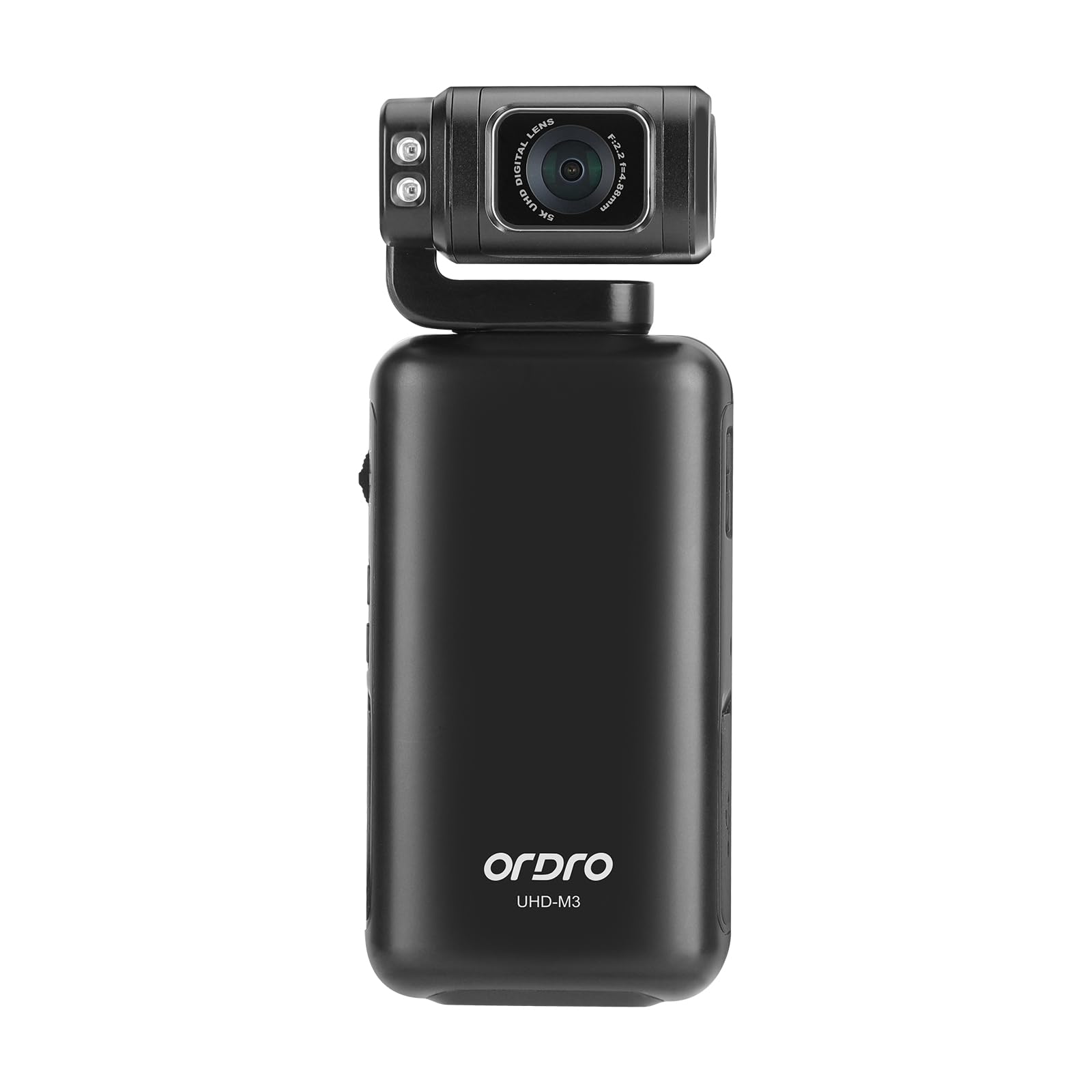 ORDRO M3 Handheld Vlog Camera, 5K Pocket Camera with 3.5-inch Flippable Touch Screen, 3250mAh Large Capacity Battery, IR Night Vision Function 4