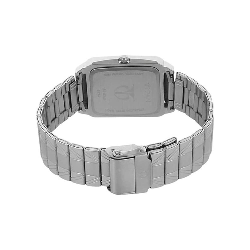 Titan Quartz Analog with Day and Date Silver Dial Stainless Steel Strap Watch for Men-NL1581SM03 5