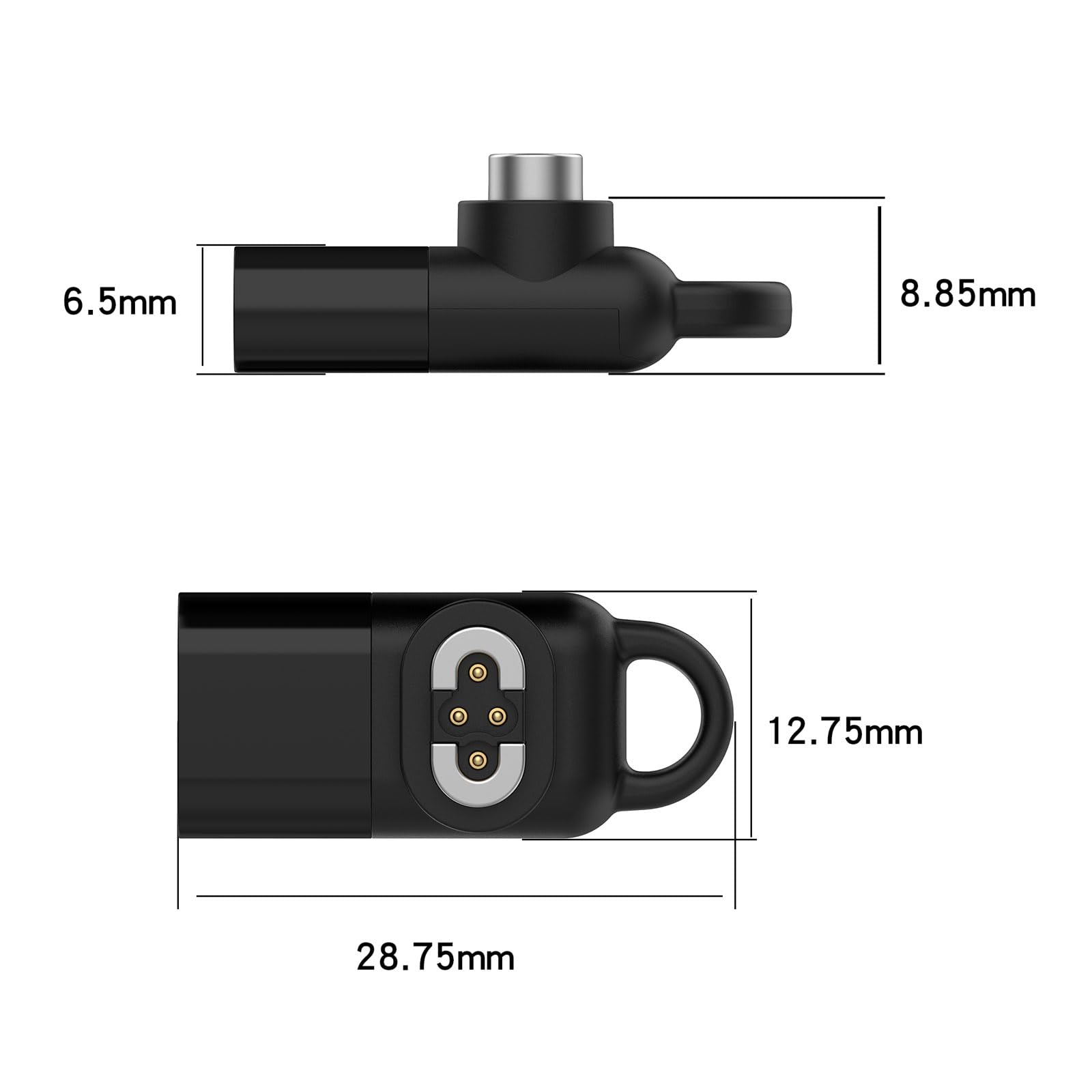 Disscool Replacement Charging Adapter Compatible with Shokz OpenSwim Pro, Type C Magnetized Dock Charger Stand with Chip Protection Earphone Accessories(1M/3.3FT, Black) 6
