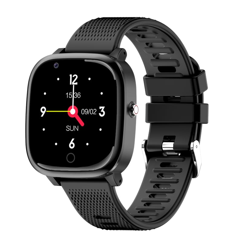 TrackMe ACE 4G Smart Watch for Kids GPS/LBS and WiFi Tracking Waterproof Smartwatch with Video Call Phone Watch (Black) 1