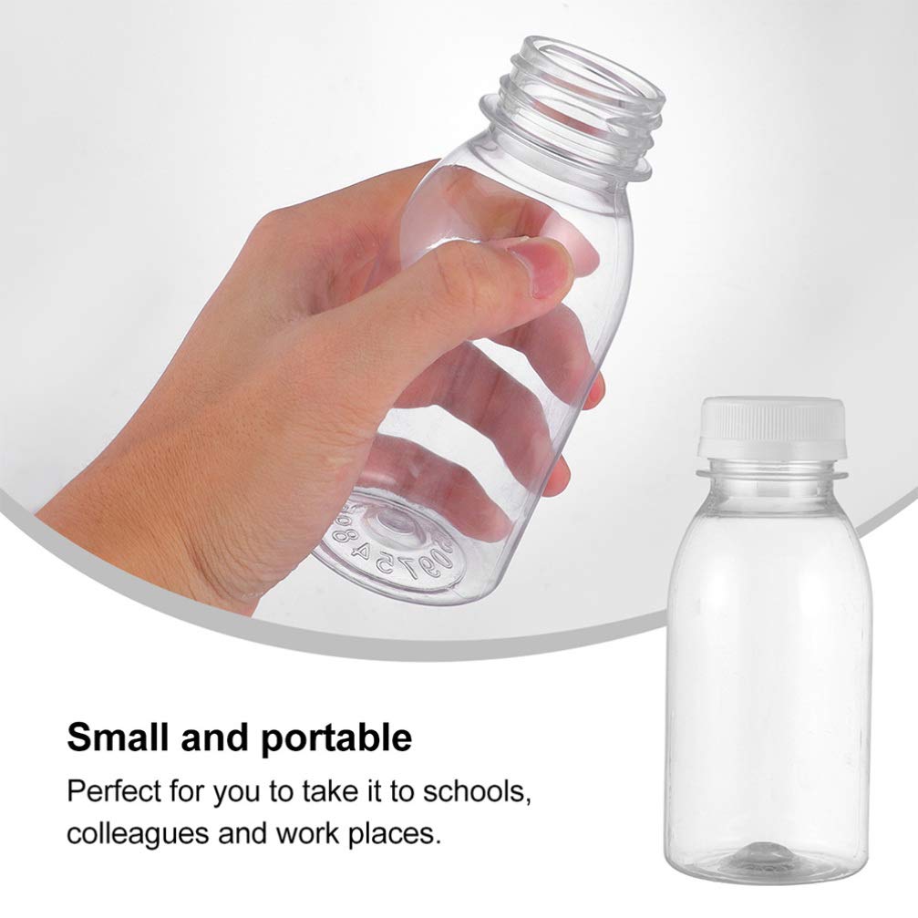 DOITOOL 1 Set 10 Pcs Milk Bottle Juice Bottle Travel Bottle Milk Storage Container Beverage Storage Bottles Storage Bottle for Milk Plastic Bottle 3