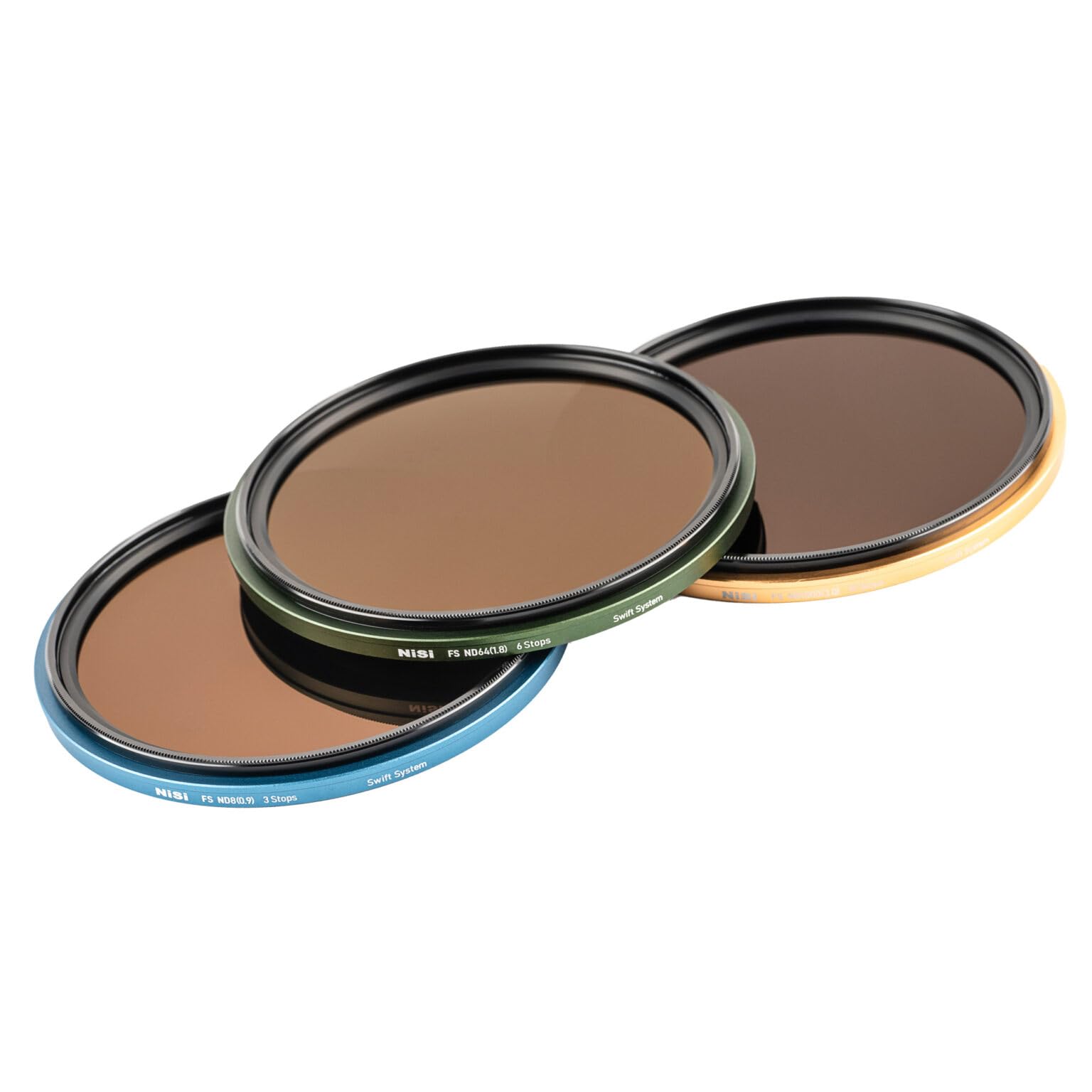 NiSi 67mm-82mm Swift FS ND Filter Kit - ND8 (3 Stop), ND64 (6 Stop) and ND1000 (10 Stop) - 82mm Press-On Neutral Density Filters with 67mm/72mm/77mm/82mm Thread Adapters 4