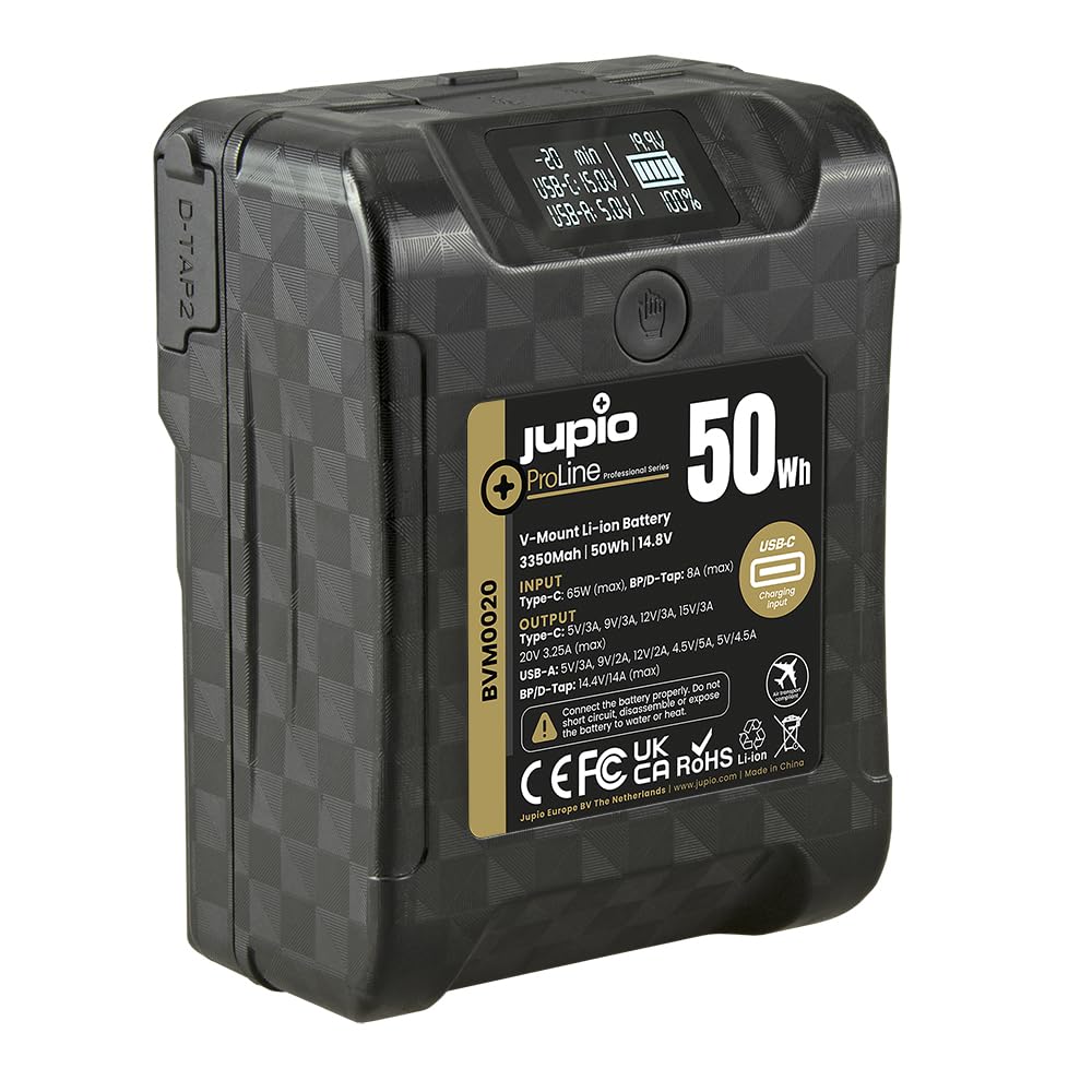 JUPIO ProLine Extreme 50 V-Mount Battery 3350mAh (50Wh) - BVM0020 1