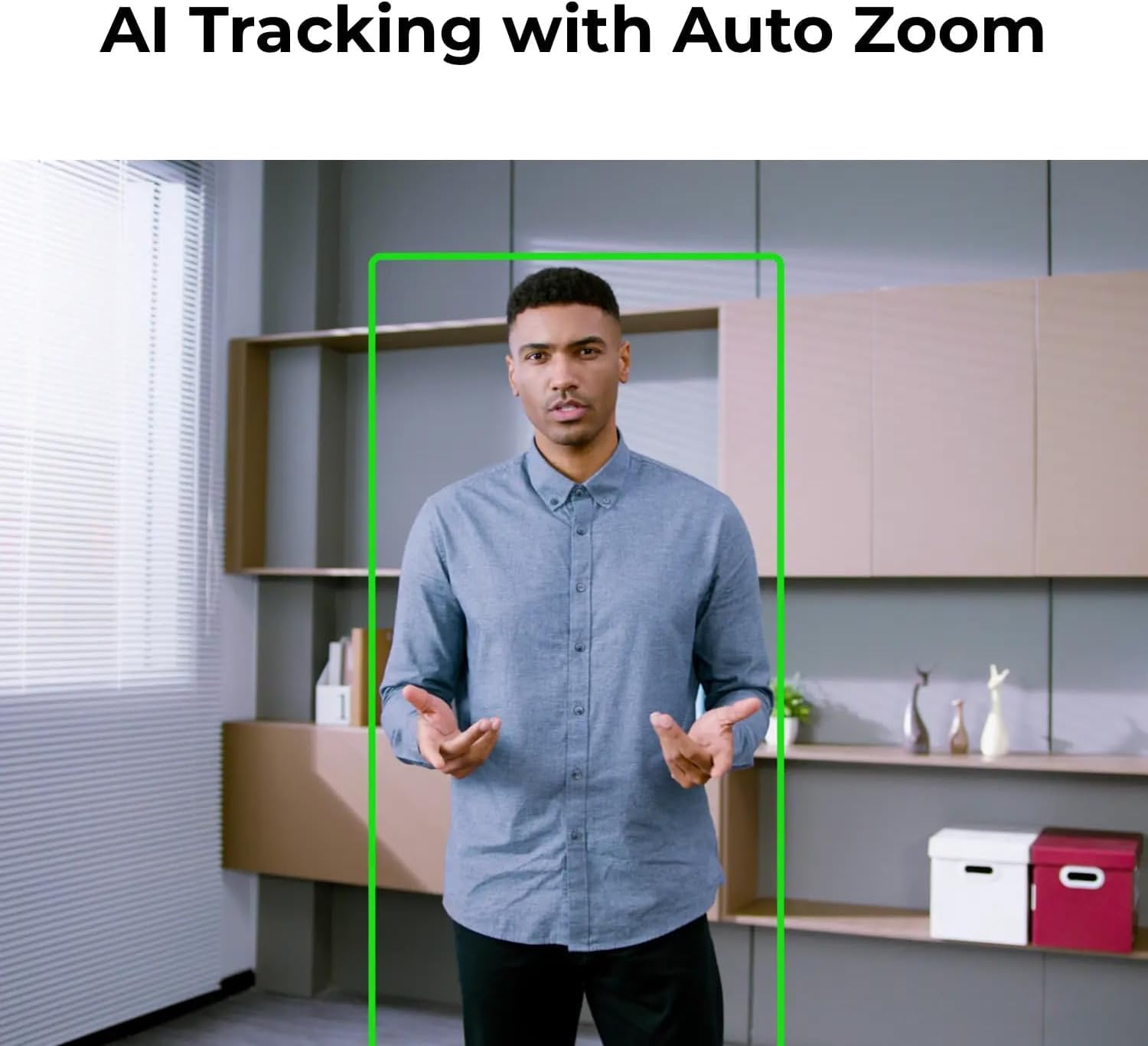 OBSBOT Tiny 2 AI Webcam 4K, 1/1.5" Sensor, 60FPS, Auto Focus & HDR | PTZ Voice/Gesture Control, AI Tracking | Ideal for Streaming, Meetings, PC (USB Web Camera) 4