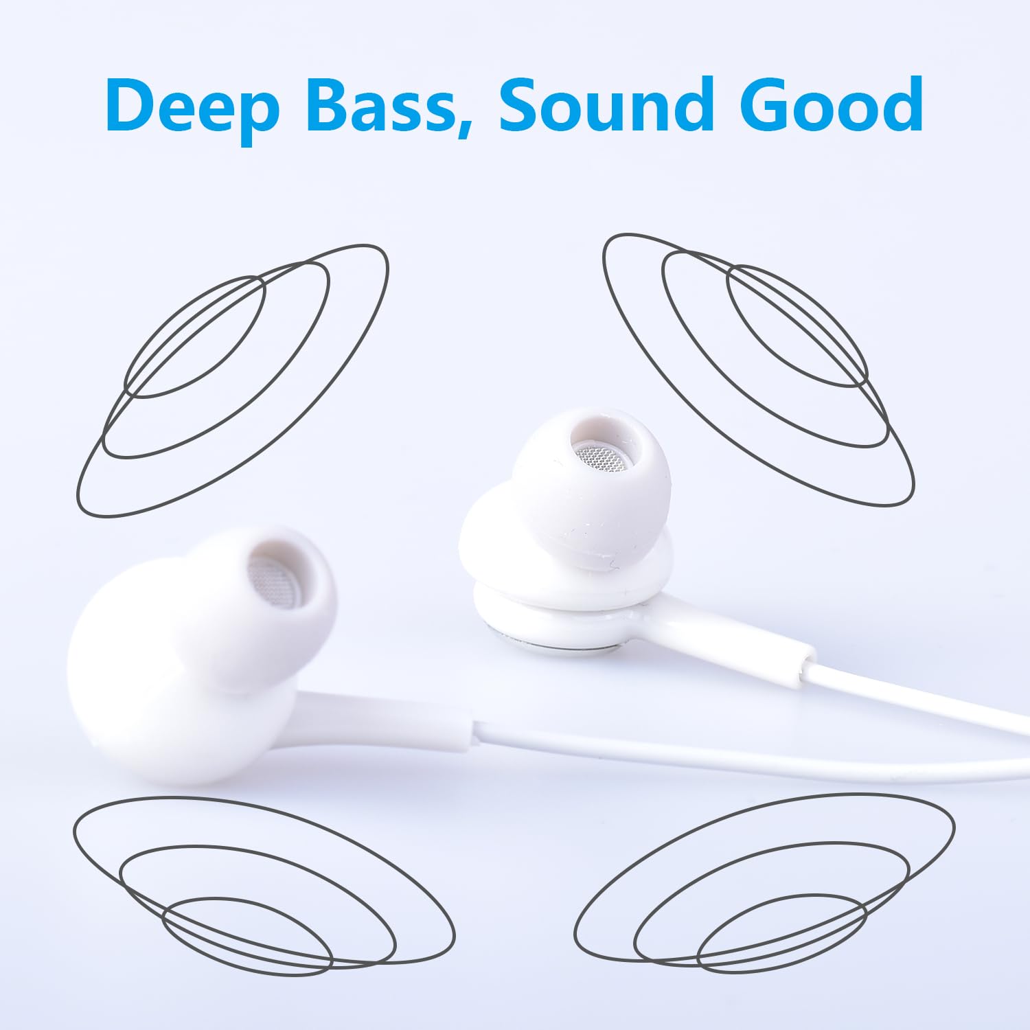 Vykyntow 12 Packs Wired Earbuds Headphones 3.5mm, in-Ear Earphones with Mic, Compatible with Phone Tablet Laptop Computer Radio Airplane MP3 DVD TV All 3.5mm Jack Devices, with S/M/L Tips, 46in Wire 4