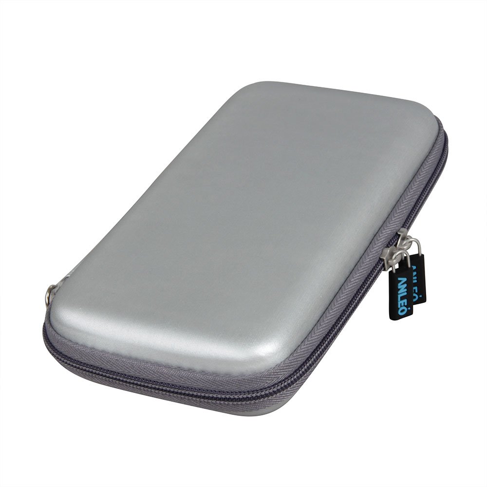 Anleo Hard Travel Case for POWERADD Pilot 4GS 12000mAh / Uni-Yeap 11000mAh External Battery Charger Power Bank (Grey) 2