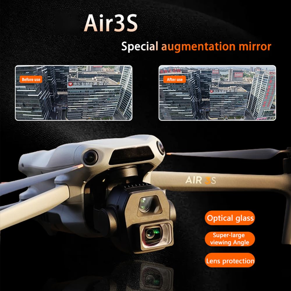 Wide-Angle Converter Lens for DJI Air 3s | Flip Drone Wide-Angle Smart Flight Accessory 4