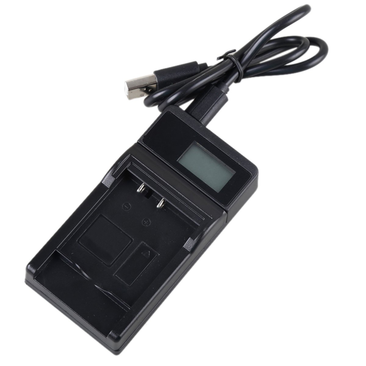 LCD USB Travel Battery Charger for Nikon Coolpix S1000pj, S1100pj, S1200pj Digital Camera 2
