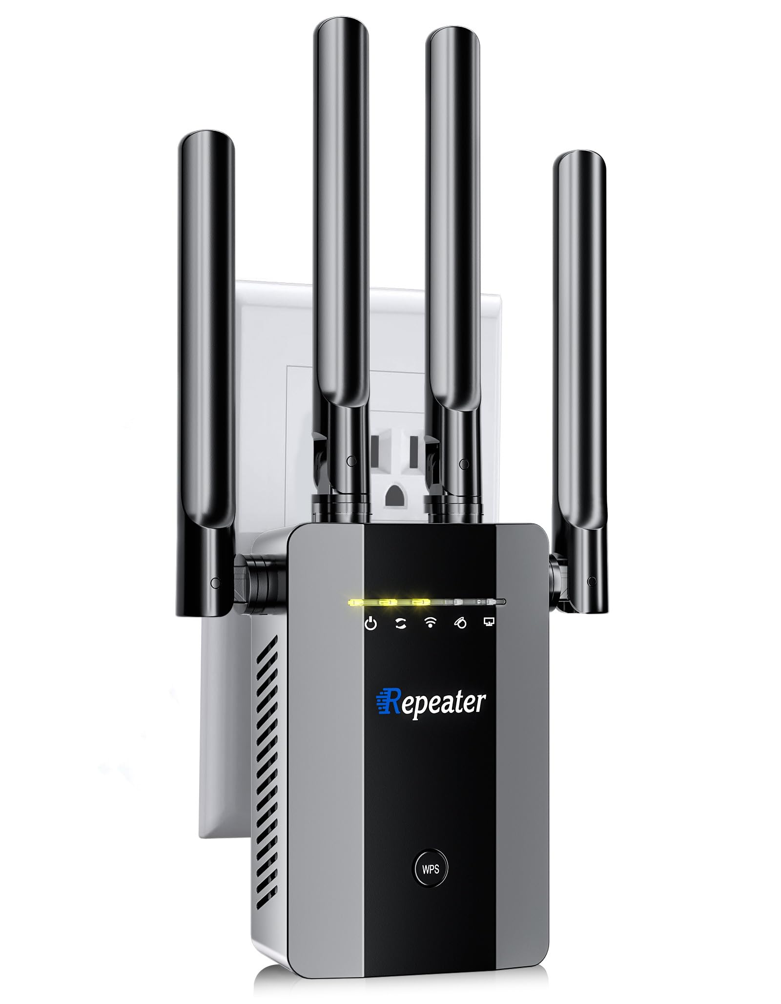 WiFi Extender Signal Booster for Home, 16ksq.ft Long Range WiFi Repeater Wireless Routers Signal Amplifier, 5 Working Modes 1