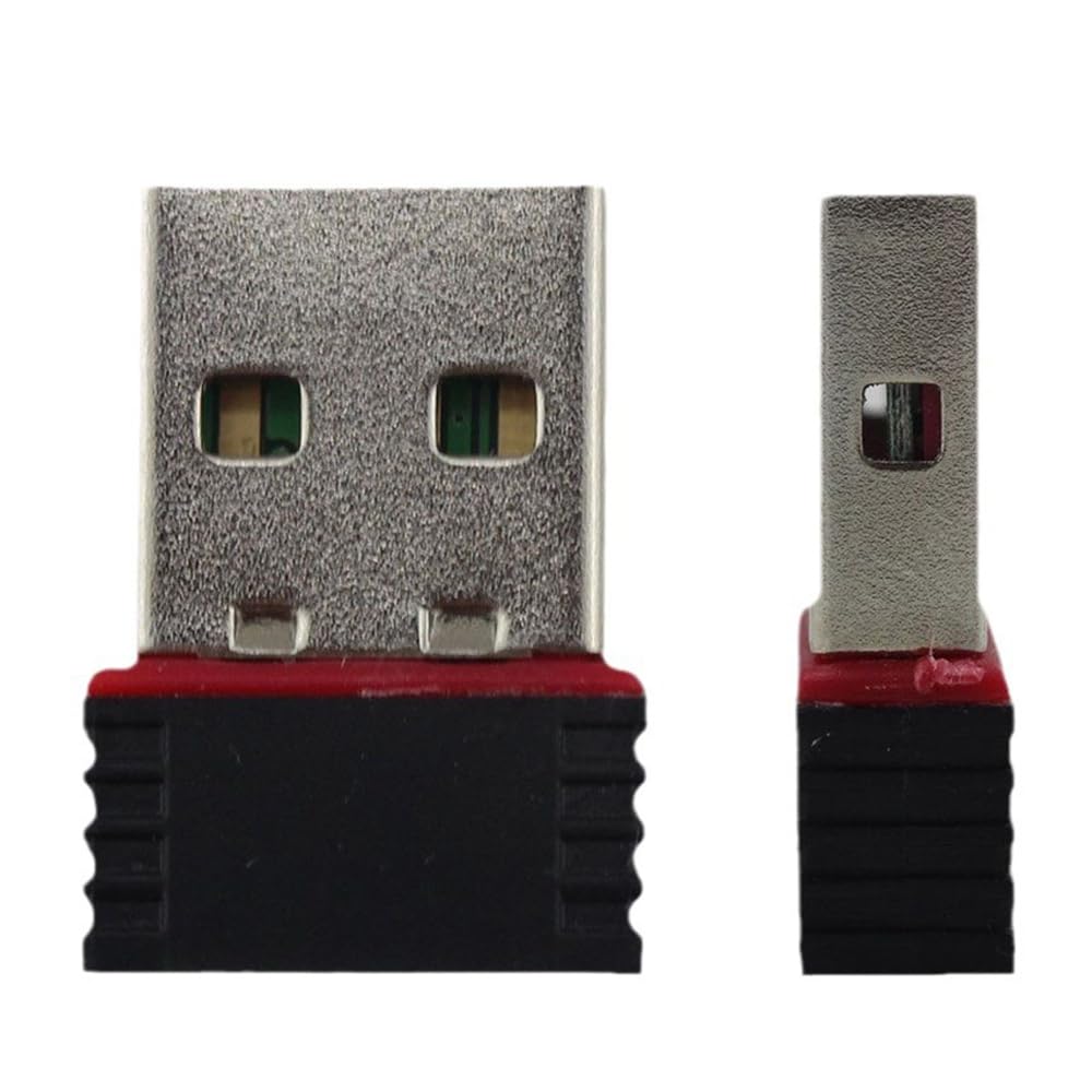 FROYUIO 2-Pack Mini USB Wi-Fi Adapter 150Mbps 802.11n 2.4GHz Wireless Network Card - Plug & Play No Driver Needed for Windows/Mac/Linux - 2dBi High Gain Antenna for Desktop/Laptop/PC 4