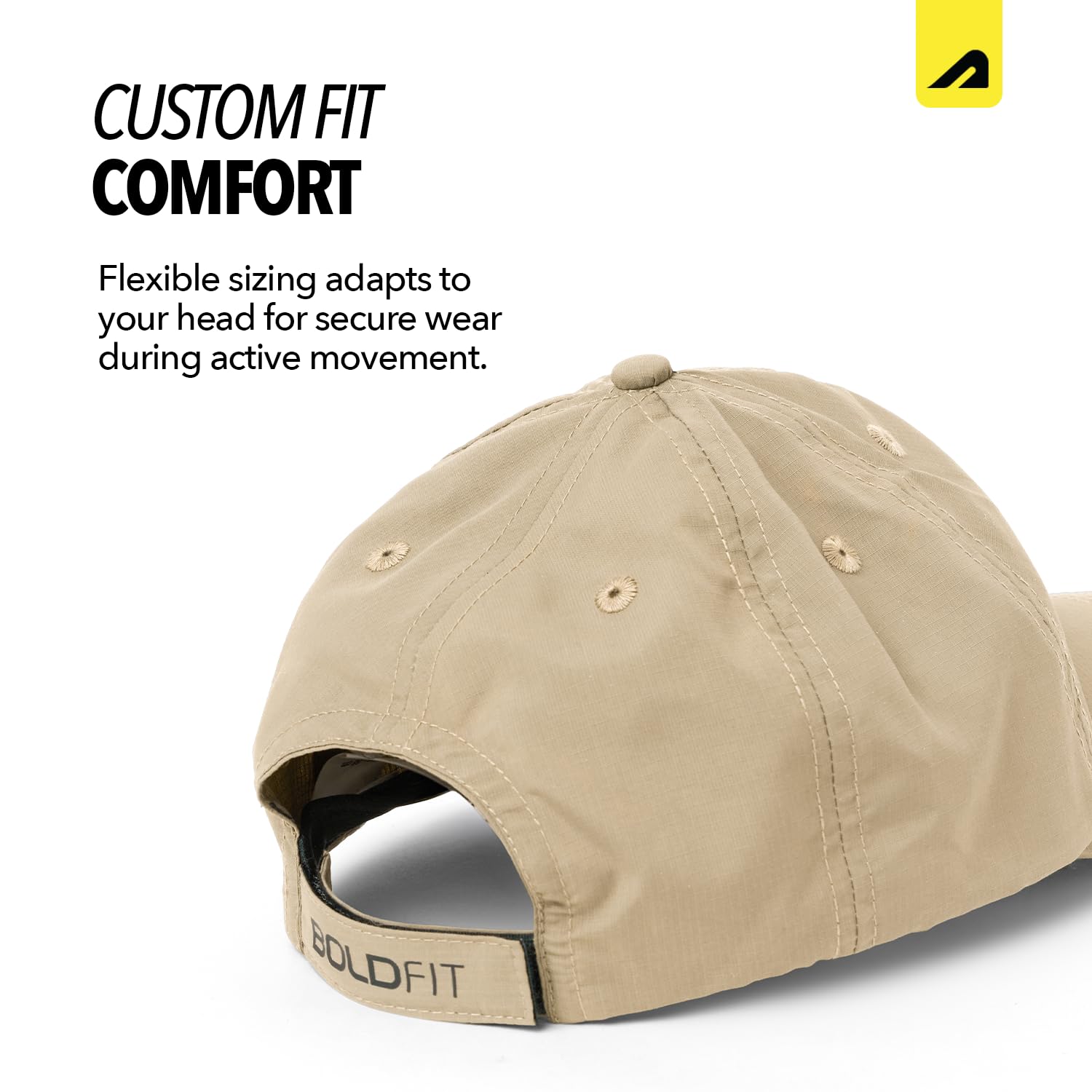 Boldfit Head Caps for Men Unisex Mens Caps with Adjustable Strap in Summer Hat for Man for All Sports Cap for Girls hat Gym Hats for Man Women Lightweight Breathable Unisex Hats Beige 4