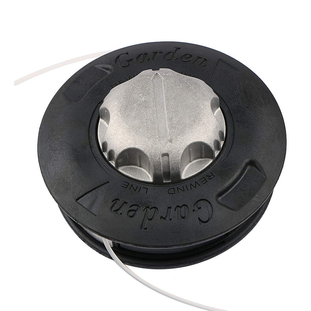 BGTOOL Alloy Universal Twister Bump Feed Line Trimmer Head Whipper Brush Cutter Brushcutter, Thread Size M10x1.25 Left Hand Lawn Mower 1