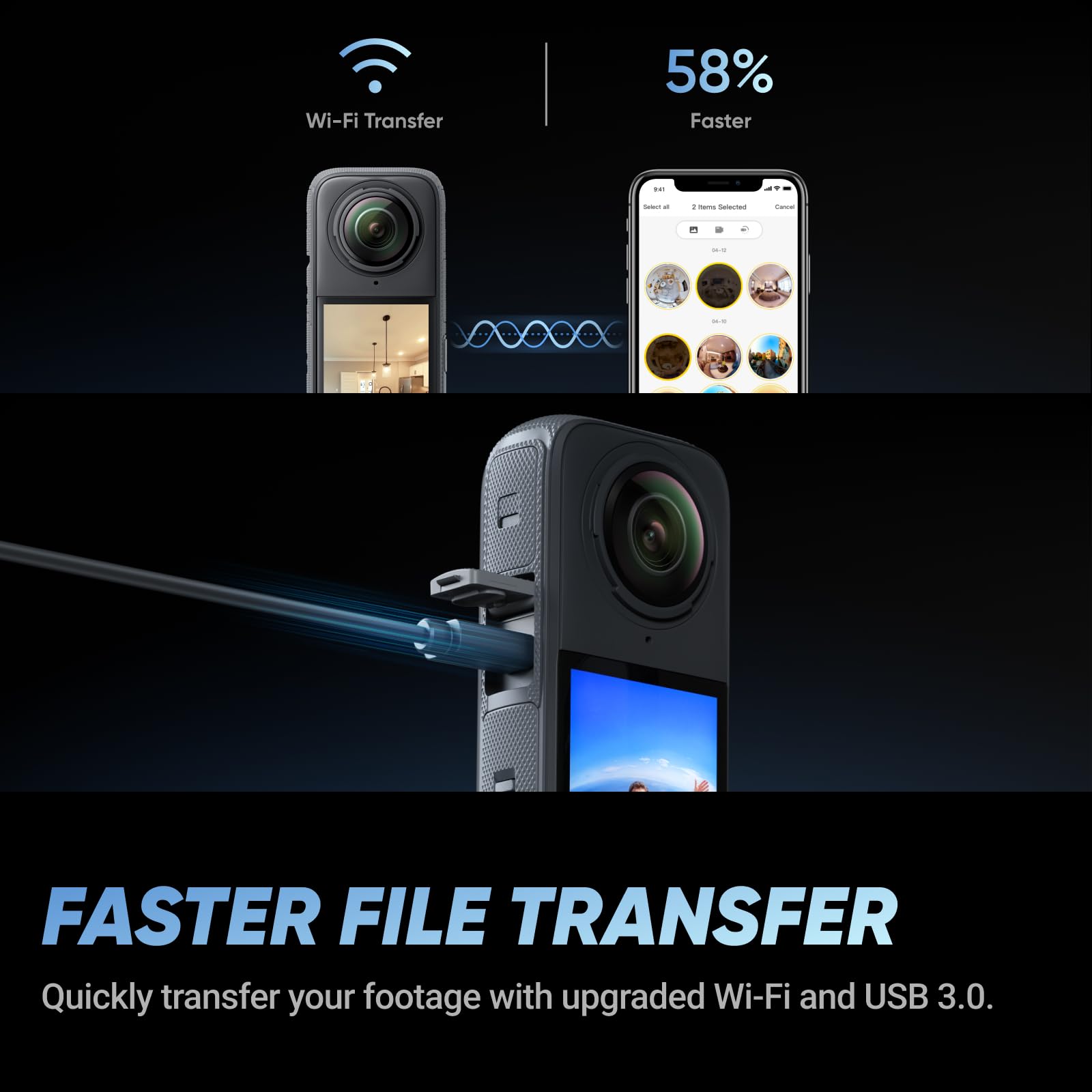 Insta360 X4 Construction Bundle - 360° Camera, 8K30fps HDR Video, 72MP Photo, 11K Timelapses, Supports DroneDeploy, OpenSpace, Cupix, Oculo, WhiteHelmet, Reconstruct, SoftRoid, PlanRadar & More 5