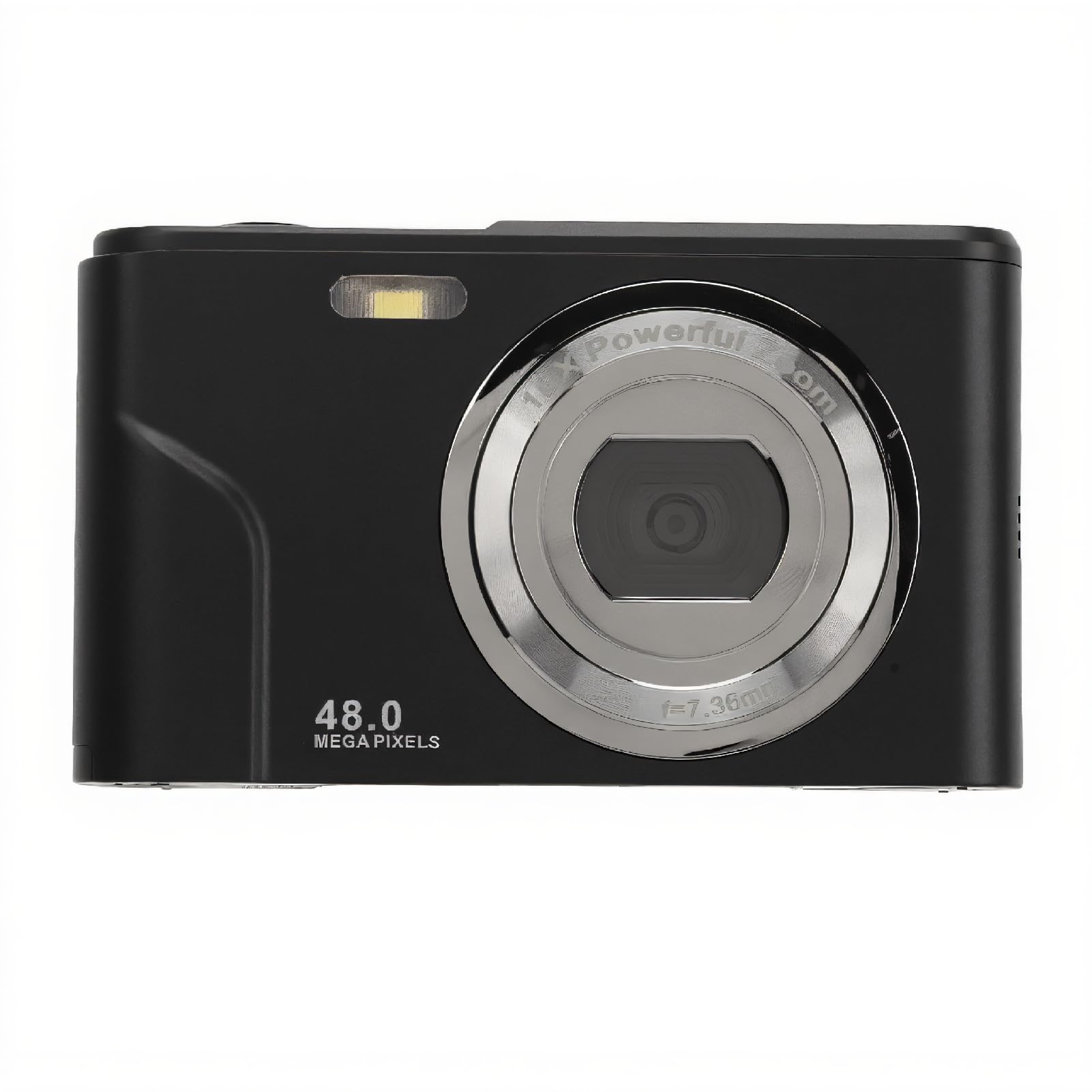 Digital Camera, 1080P 48MP Compact Point and Shoot Camera, Kids Cameras for Photography, 16X Digital Zoom, 2.4 Inch Display, for Students Teens Adults Girls Boys (Star Black) 1