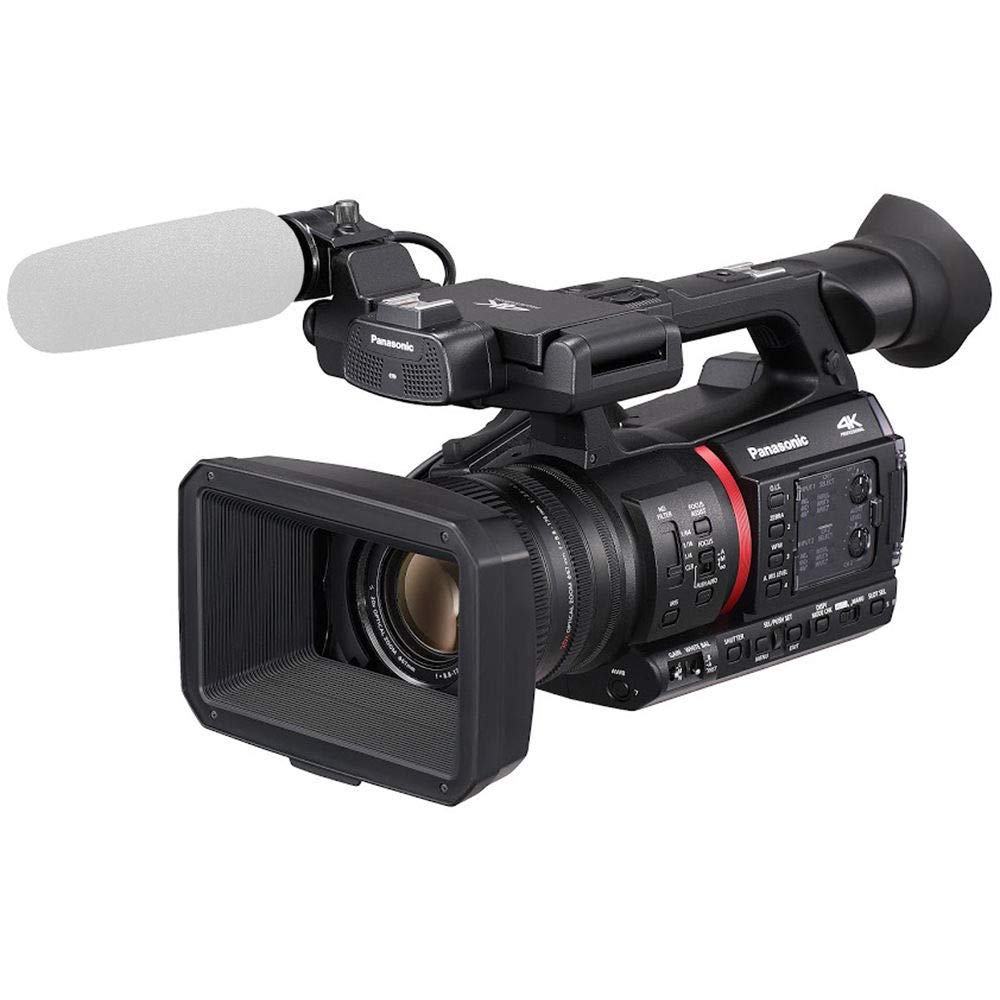Panasonic AG-CX350 4K Camcorder Deluxe Bundle Includes: Atomos Ninja V 5" 4K HDMI Recording Monitor - SanDisk Extreme 128 Memory Card - 3 Piece Multi Coated HD Filter Kit 67mm and Much More 4