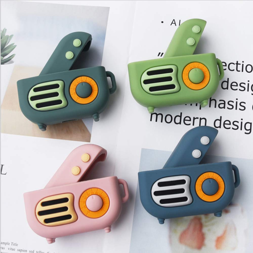 Retro Radio Cute 3D Case Compatible with AirPods Pro, Funny Kawaii Fashion Cartoon Silicone Gramophone Skin Cover for AirPod Pro Case 6
