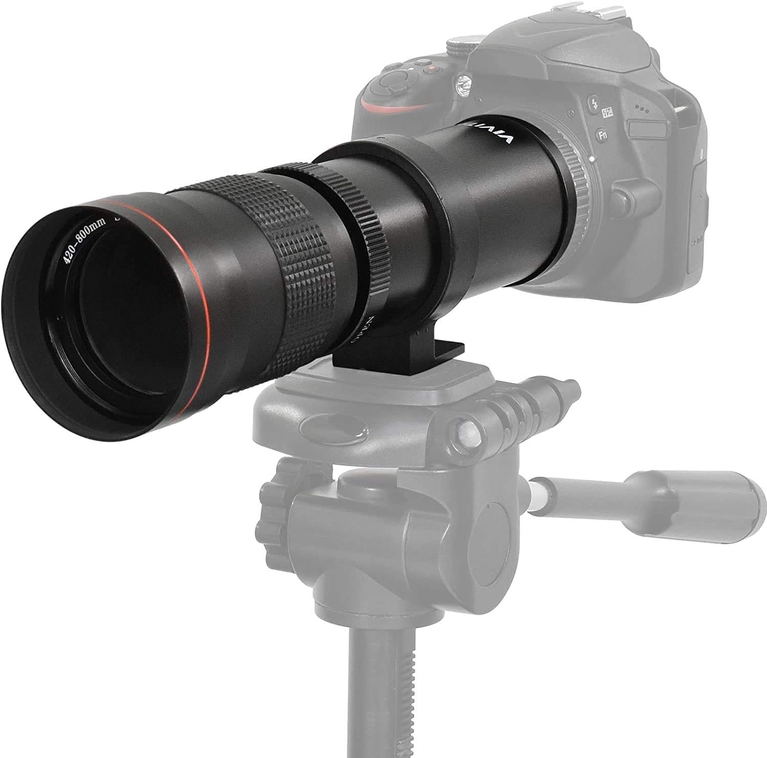 420-1600mm f/8.3 Manual Telephoto Zoom Lens for Canon Digital EOS Rebel EOS-M, EOS M2, EOS M5, EOS M6, EOS M6 Mark II, EOS M10, EOS M50, EOS M50 II, EOS M100, EOS M200 Cameras 4