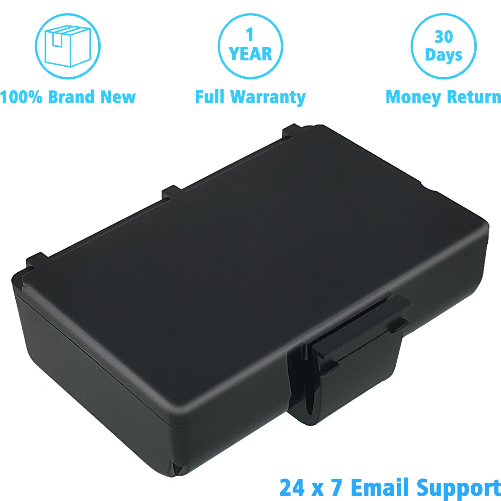LAQUEENA 5-Pack QLN320 Battery Compatible with Zebra Printer ZQ520 ZQ521 QLN320 QLN220 QLn220HC ZR628 ZR638 ZR658 ZR668 ZQ610 ZQ620 ZQ500 ZQ510 QLN320HC 5