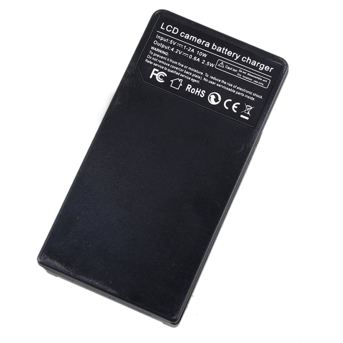 LCD USB Travel Battery Charger for Nikon Coolpix S1000pj, S1100pj, S1200pj Digital Camera 4