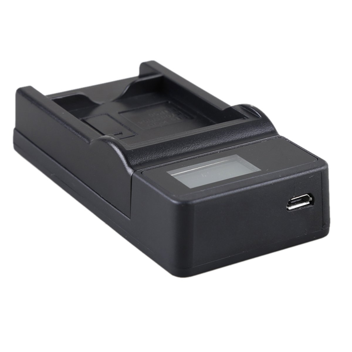 LCD USB Travel Battery Charger for Nikon Coolpix S1000pj, S1100pj, S1200pj Digital Camera 3