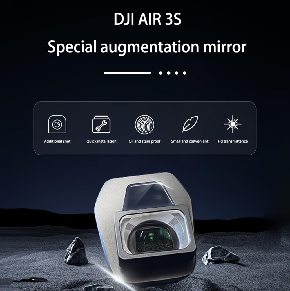Wide-Angle Converter Lens for DJI Air 3s | Flip Drone Wide-Angle Smart Flight Accessory 5