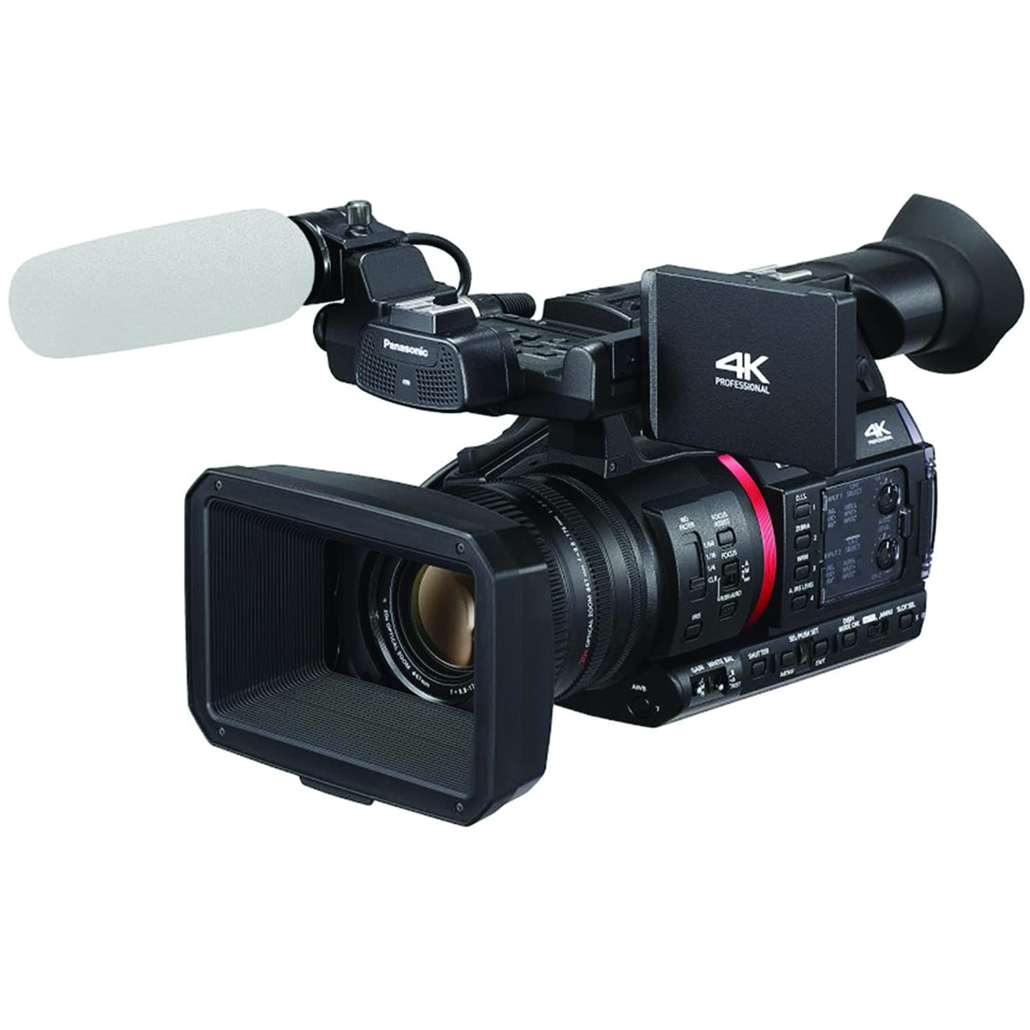 Ultimaxx Advanced Bundle + Panasonic AG-CX350 4K Camcorder + SanDisk 128GB Extreme SDXC Memory Card, Condenser Microphone, Spare Battery, Lightweight Tripod, LED Light Kit & Much More (22pc Bundle) 3