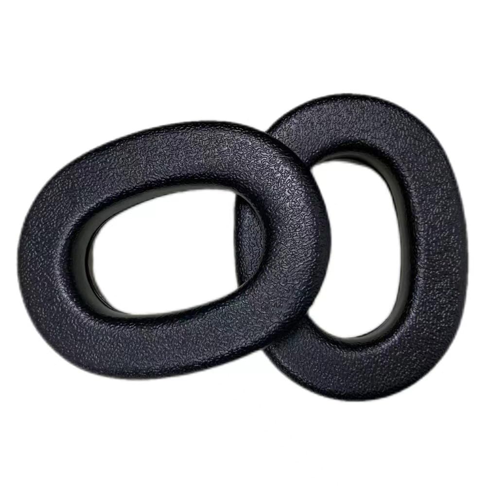 Replacement 3M WorkTunes TPU Protein Leather Ear Pads Cushions Cover Repair Parts Compatible with 3M WorkTunes (90543, 90544, 90542, 90541) / ZOHAN EM042/033/037 Radio Headphone (Black/2 Pairs) 6