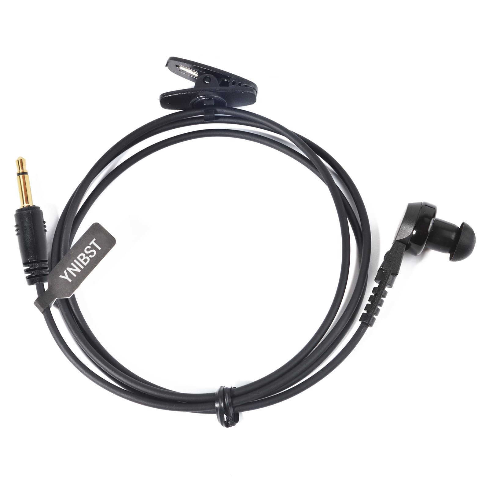 YNIBST 3.5mm Listen/Receive Only Walkie Talkie Earpiece Surveillance Headset in-Ear Earbud for Motorola Hytera Two Way Radio Ham Transceiver 1