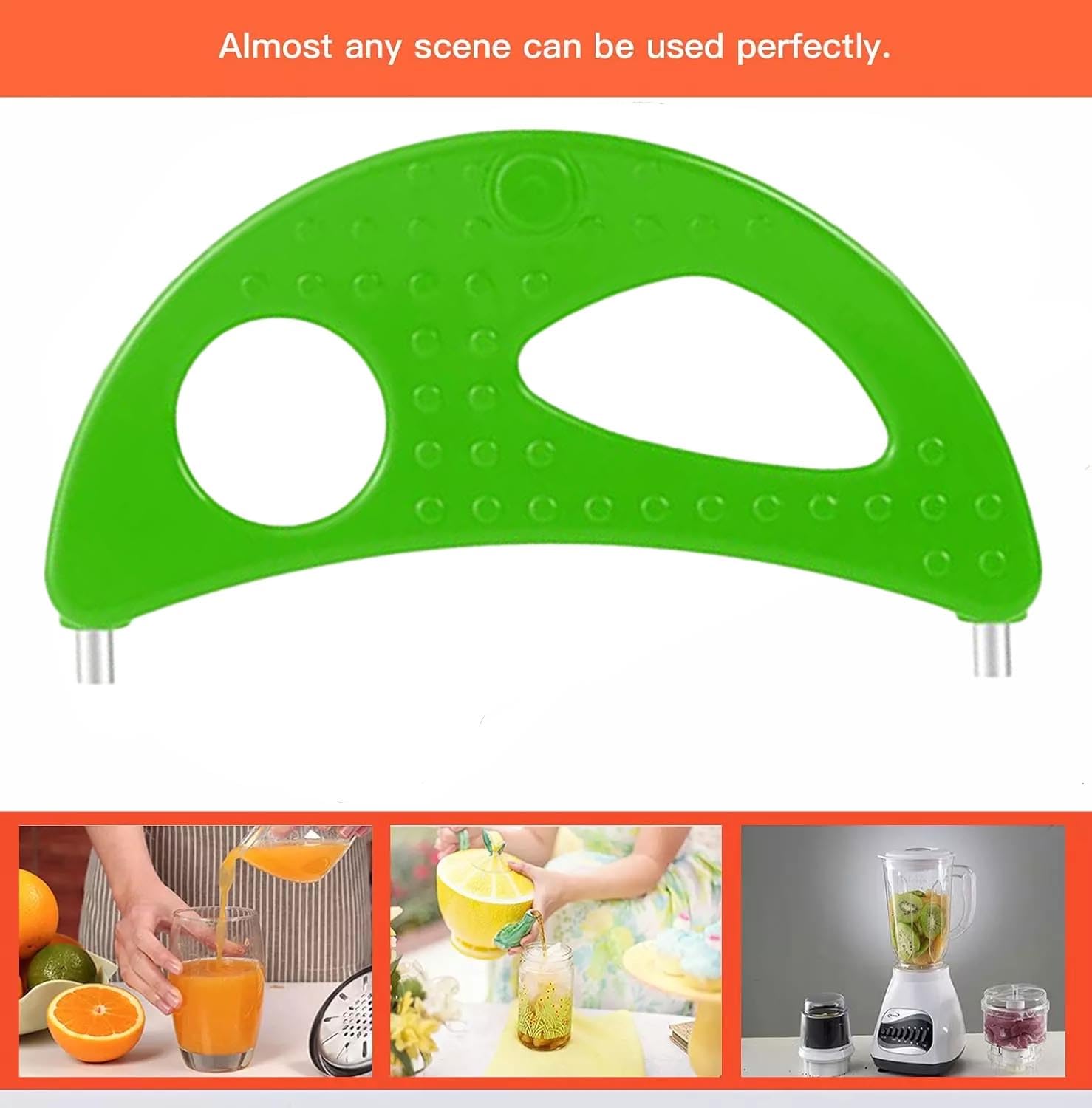 1 Pcs Green Crescent Tool Compatible for Jack Lalanne Power Juicer CL003AP E1188 E1189 MT1000 Juicer Replacement Parts 3
