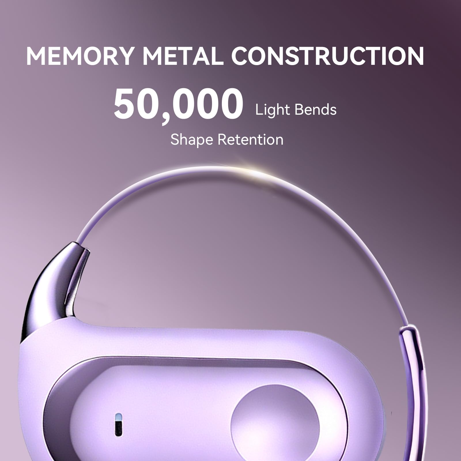 Xmenha Wireless Bluetooth Open Ear Earbuds Over The Ear Open Ear Headphones Bone Air Conduction Earbuds that Don't Go in Your Ear with Over-Ear Hooks Out of Ear Headphones 5