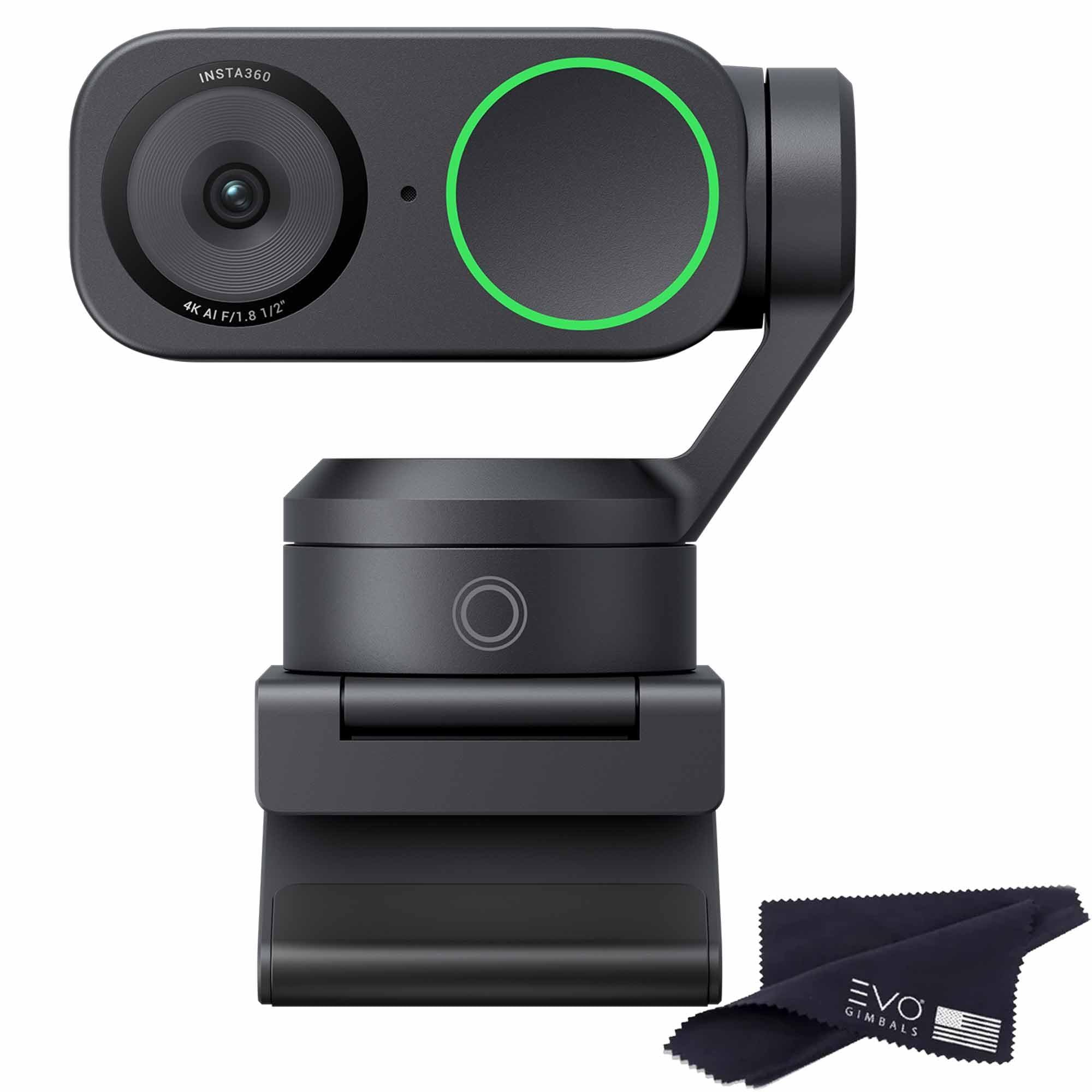 Insta360 Link 2-PTZ 4K Webcam with 1/2" Sensor, AI Tracking, Gesture Control, HDR, Noise-Canceling Mic, Webcam for Laptop, Live Streaming, Gaming 2
