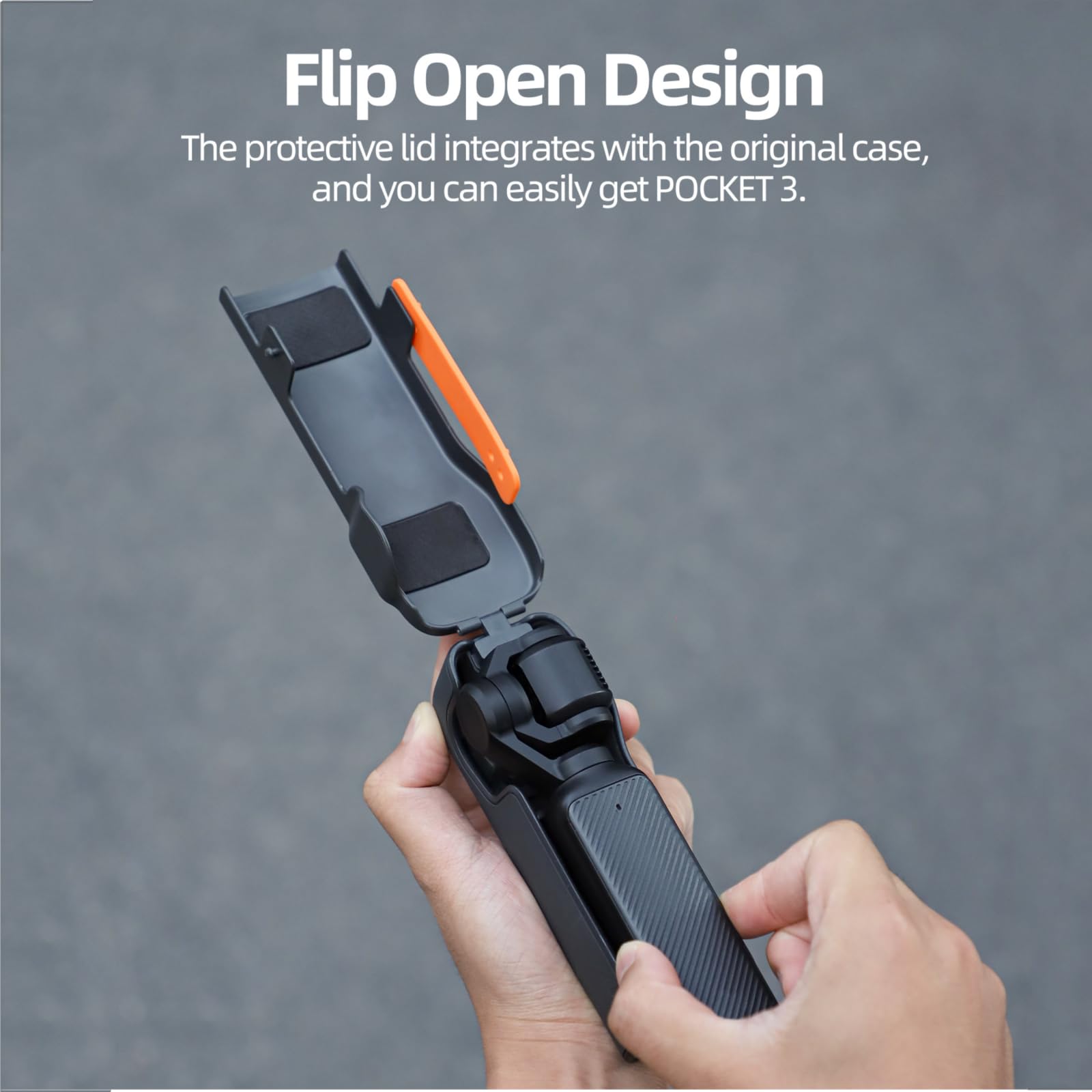 Pocket 3 Lens Cap Sunshade Cover, Gimbal Lens Screen Protective Case Compatible with DJI OSMO Pocket 3 Handheld Camera 3