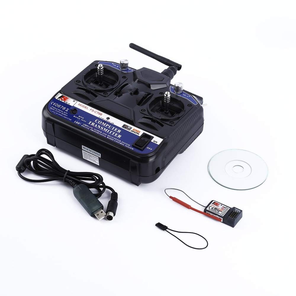 FlySky FS-CT6B 6CH 2.4GHz RC Transmitter with FS-R6B Receiver 3