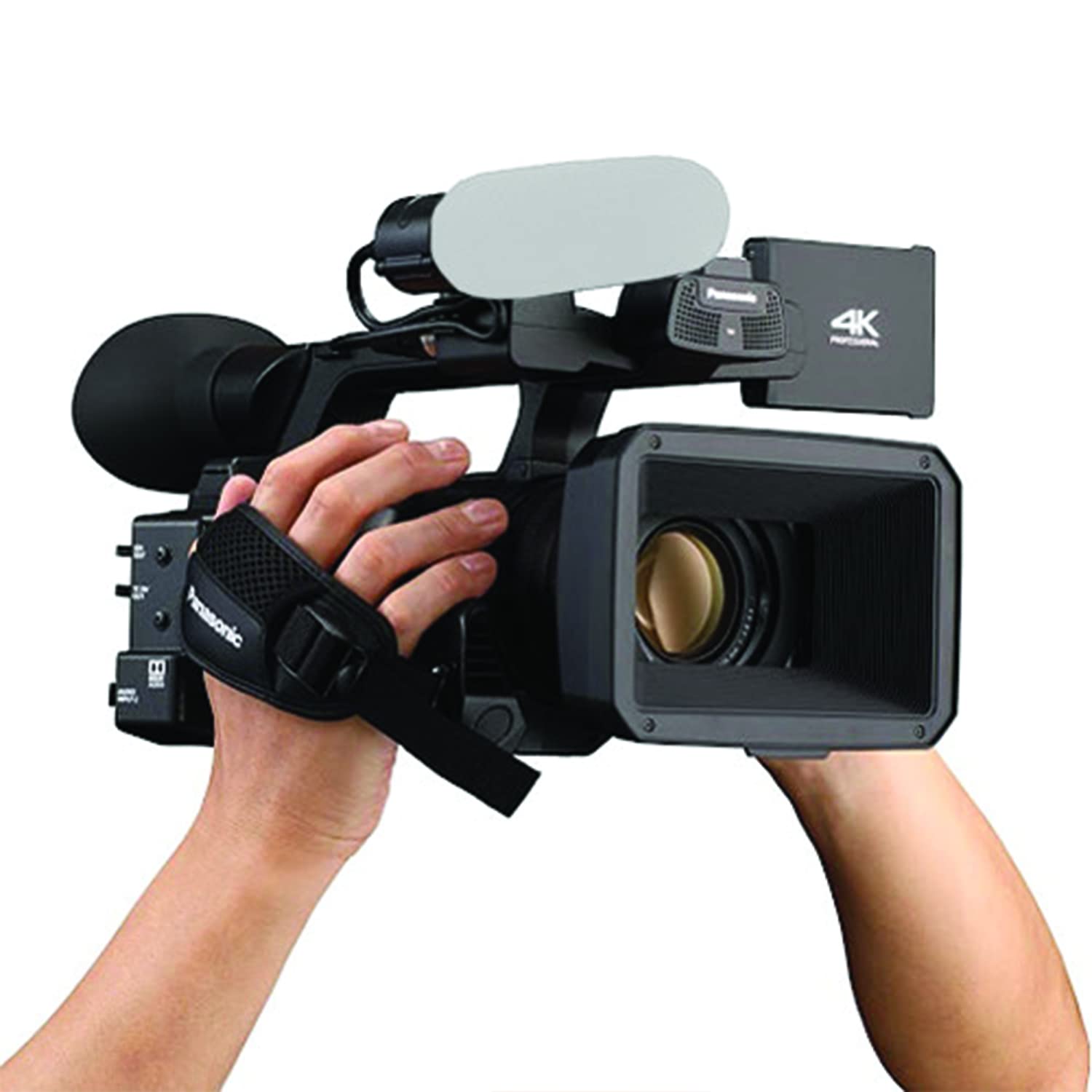 Ultimaxx Advanced Bundle + Panasonic AG-CX350 4K Camcorder + SanDisk 128GB Extreme SDXC Memory Card, Condenser Microphone, Spare Battery, Lightweight Tripod, LED Light Kit & Much More (22pc Bundle) 6
