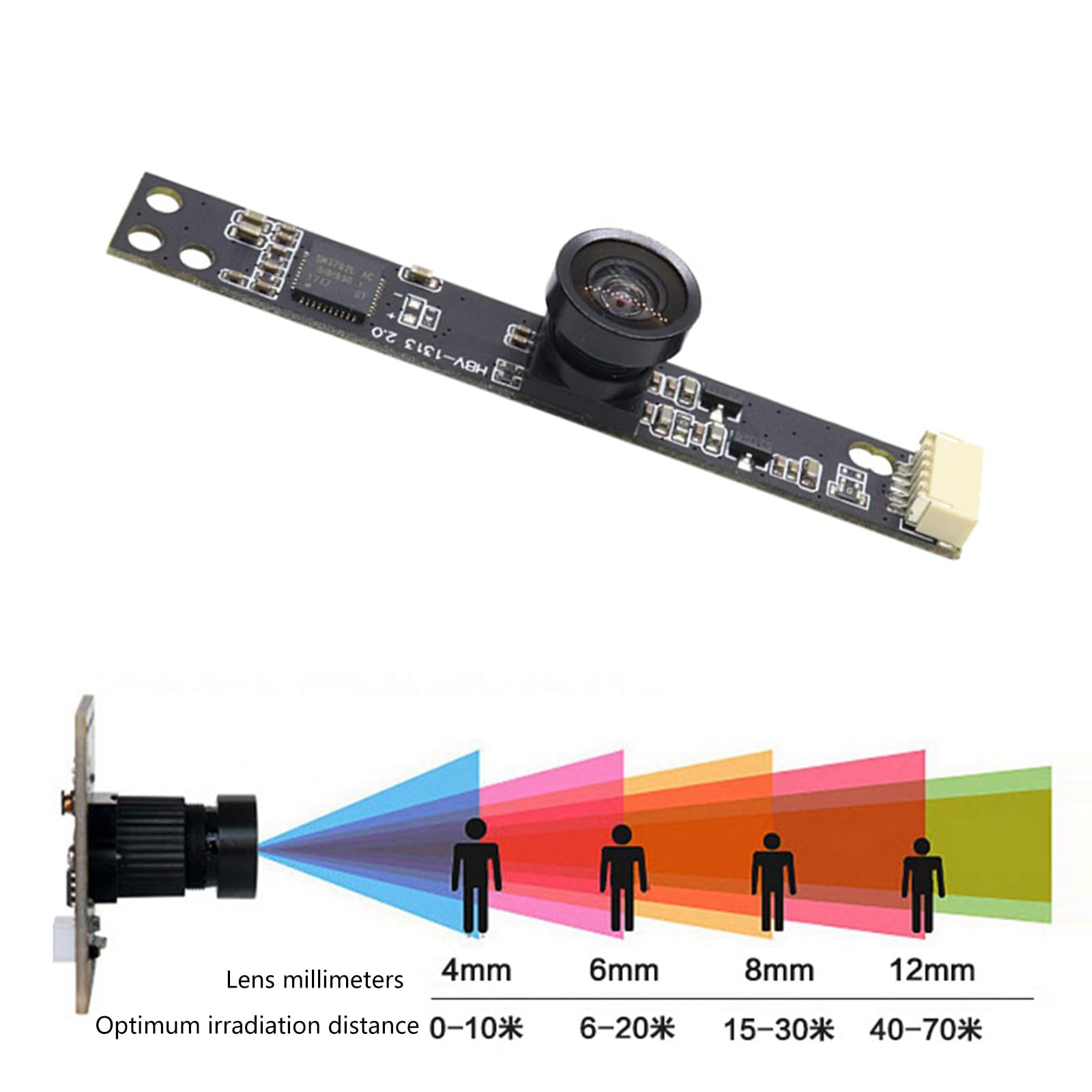 QIEIEI 2MP 1080P USB Camera Module for Laptops and Embeddes Systems Face Recognition with OV2659 Sensors Plugs and Play 6