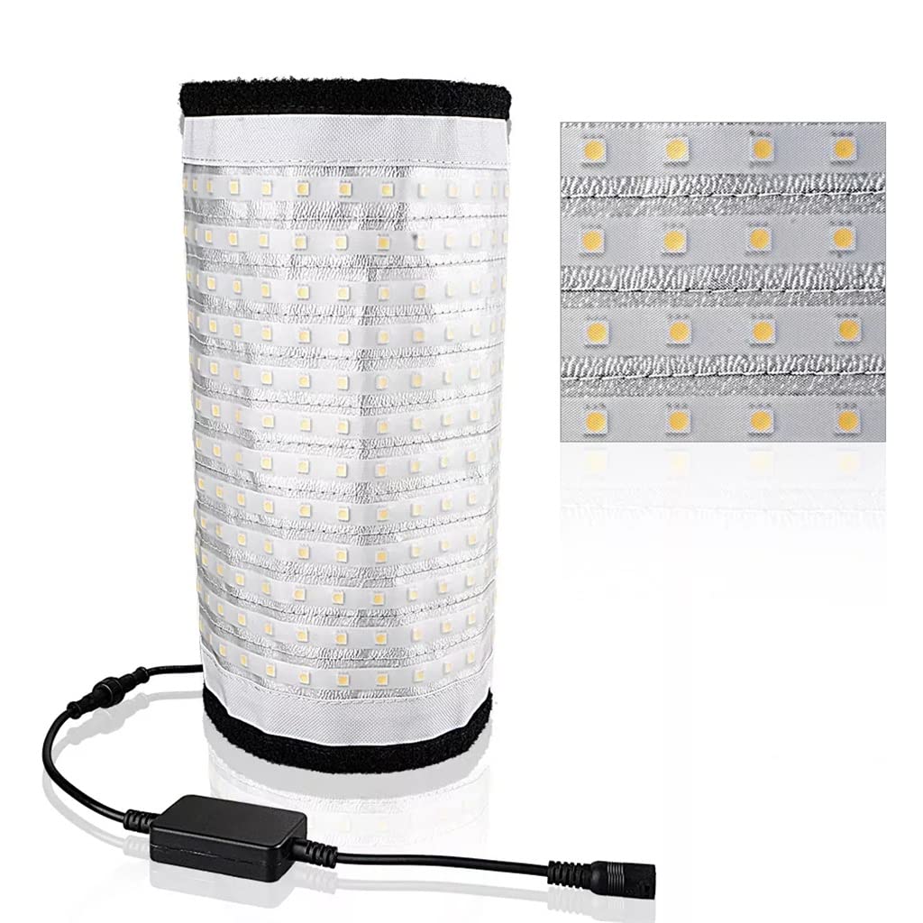 30x90cm Daylight LED Light Panel 5500K Dimmable Photography Light with Soft Cloth Remote Control and Bag 6