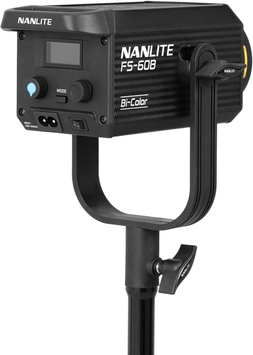 NANLITE FS-60B 70W Bi-Color LED Spotlight, Compact Camera Mount Photography Continuous Lighting with APP Control, CRI≥96 TLCI≥97, for YouTube Studio, Filmmaking, Live Streaming 4