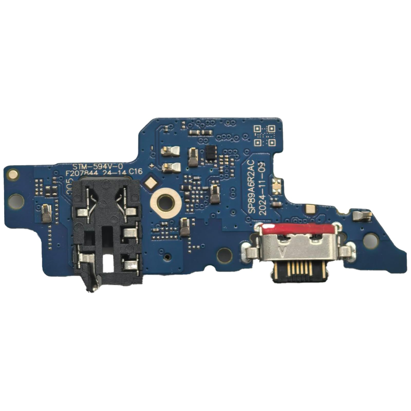 JENCYFU for Moto G 5G 2025 XT2513 Charging Port Dock Connector/Charger Board Flex Cable/Microphone Replacement Part for Moto G 5G 2025 XT2513 with Repair Tool 4