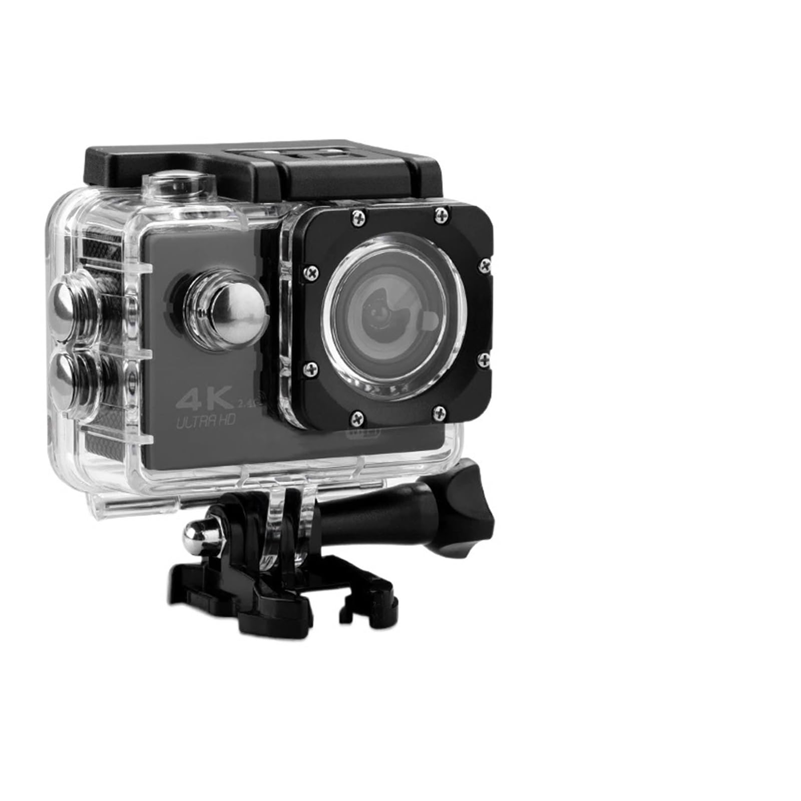 Waterproof Sport Camera Action Camera Ultra HD 4K/30fps WiFi 2.0 Inch 170D Underwater Waterproof Helmet Video Recording Camera Motion CAM Sport Camera (Size : 32G Card, Color : Black) 2