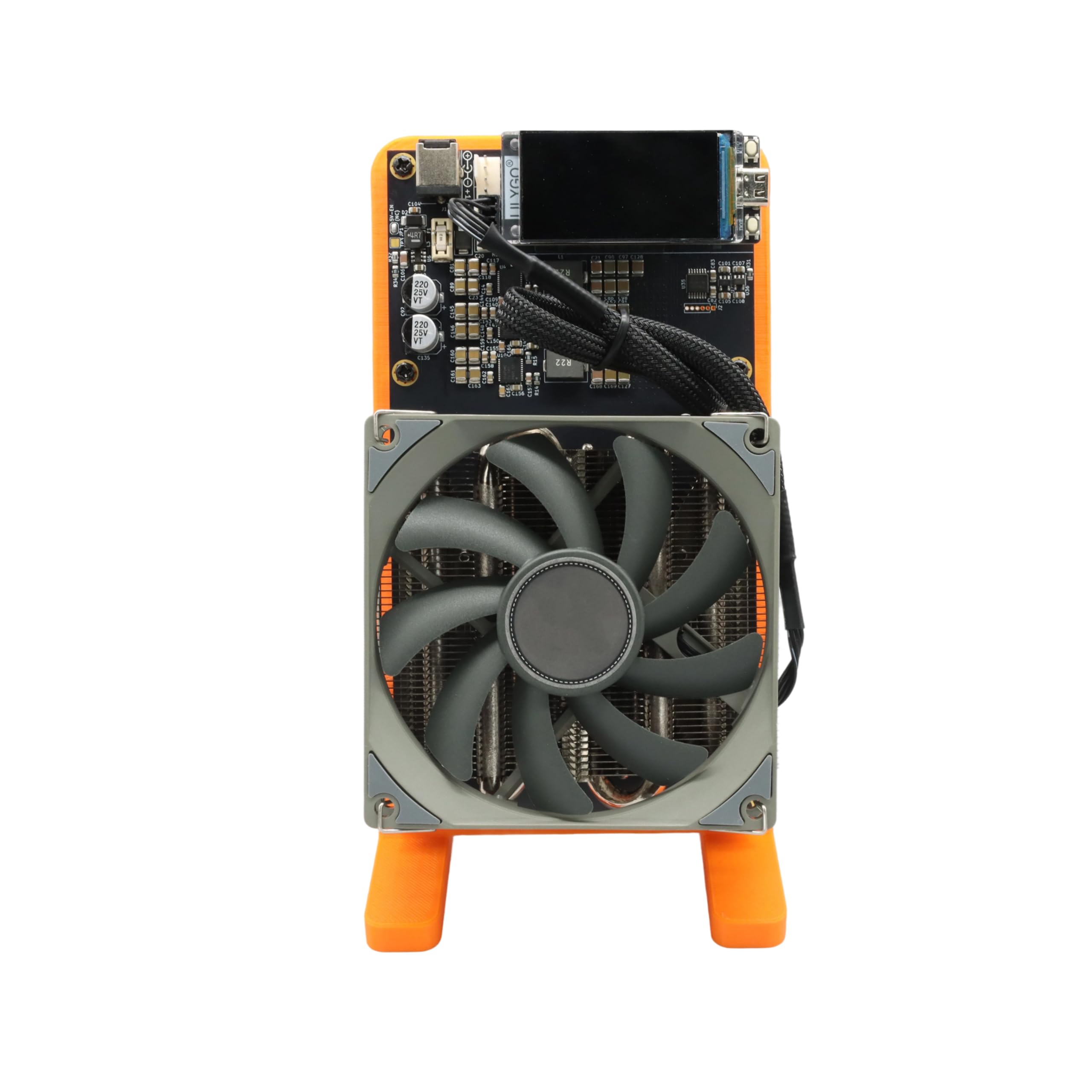 Fully Open-Sources Bitcoin Miner NerdQaxe++ 4.8TH/S 68W Powerful High Efficiency Crypto Asic Miner Bitcoin Lottery Miner with 120W PSU 5