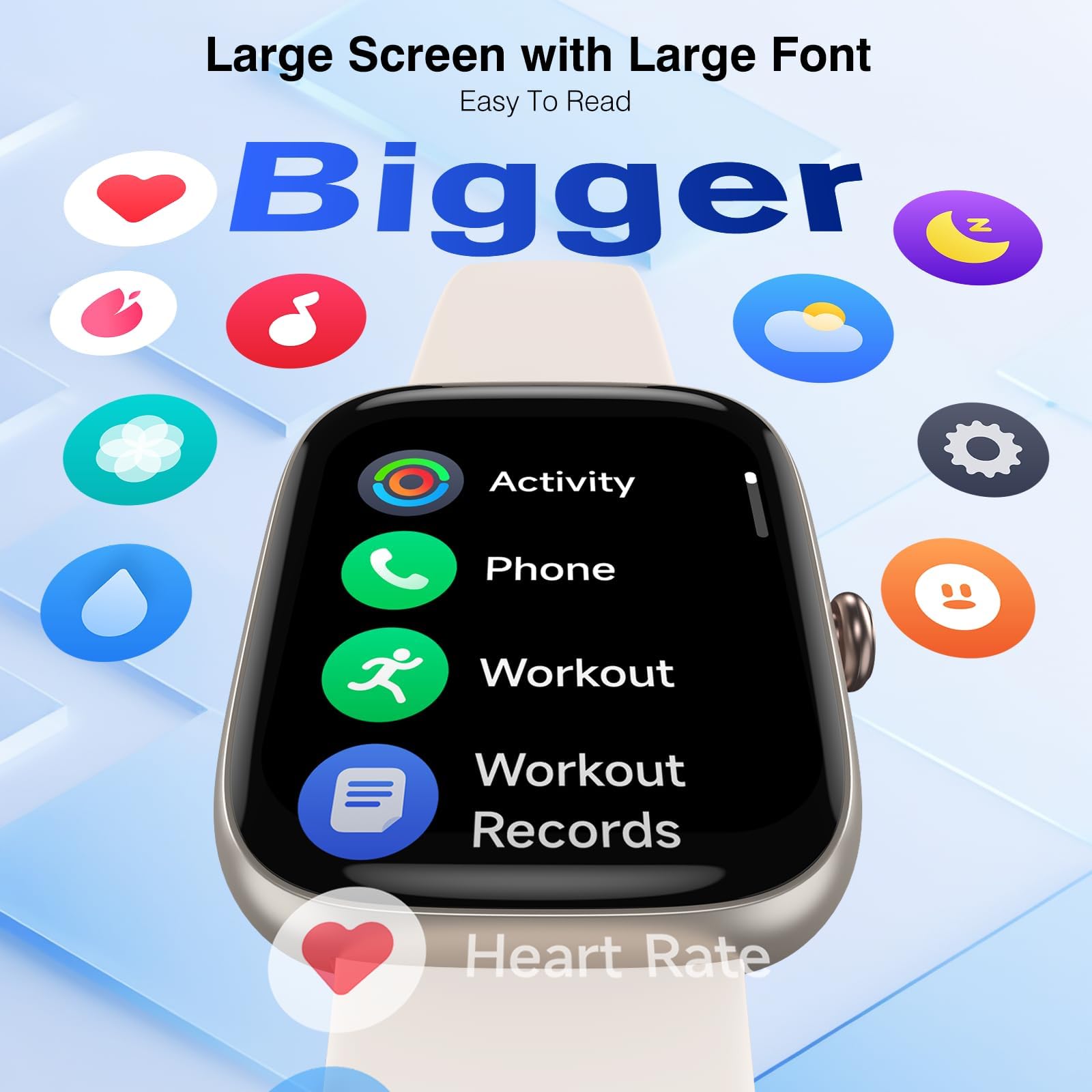 No APP No Phone Required Pedometer Watch, Senior Friendly, Step Counter 4