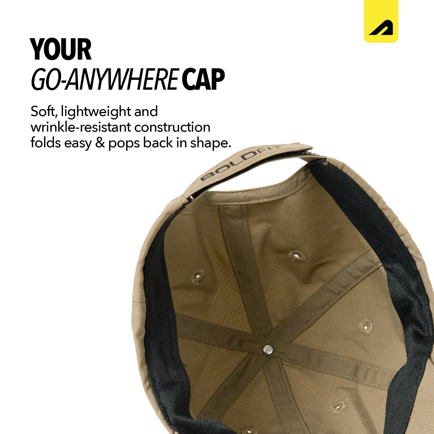 Boldfit Head Caps for Men Unisex Mens Caps with Adjustable Strap in Summer Hat for Man for All Sports Cap for Girls hat Gym Hats for Man Women Lightweight Breathable Unisex Hats Beige 3