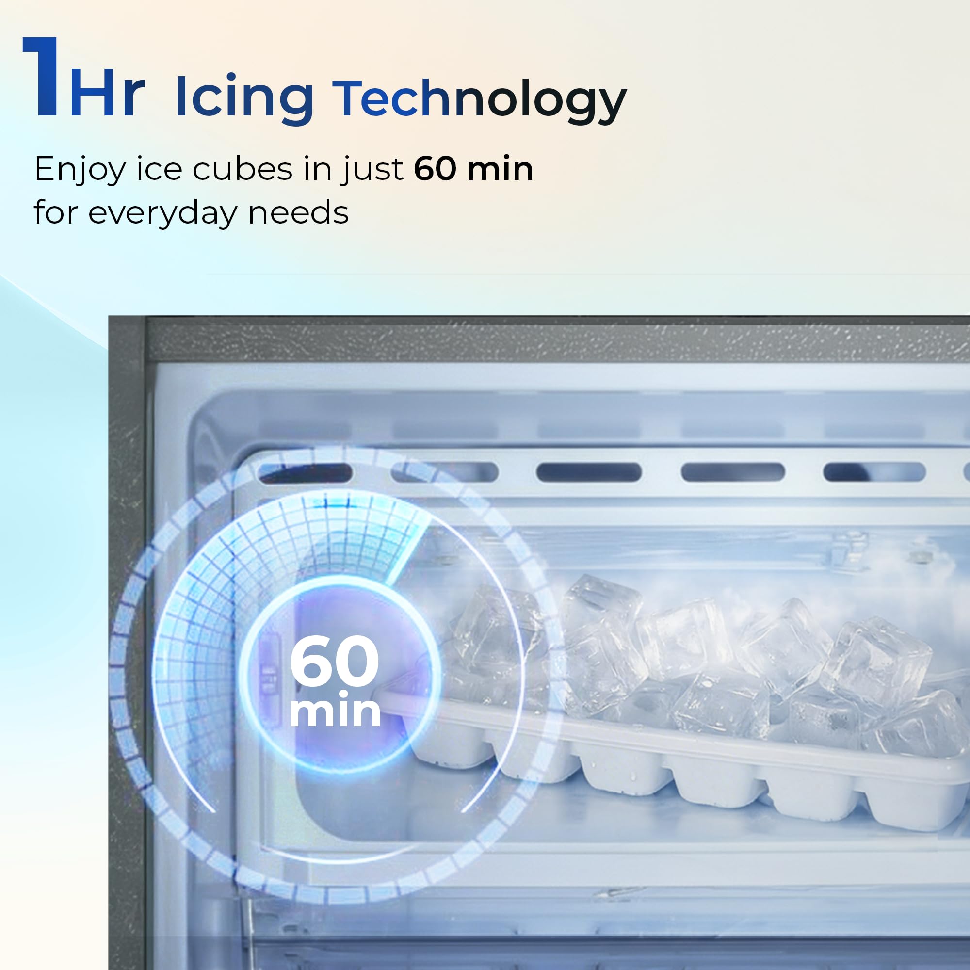 Haier 190 L 2 Star Direct Cool Single Door Refrigerator with Fast Ice Making, Easy Clean Back, Large Vegetable Box (HED-202TMSA-N, Moon Silver, 2026 Model) 3