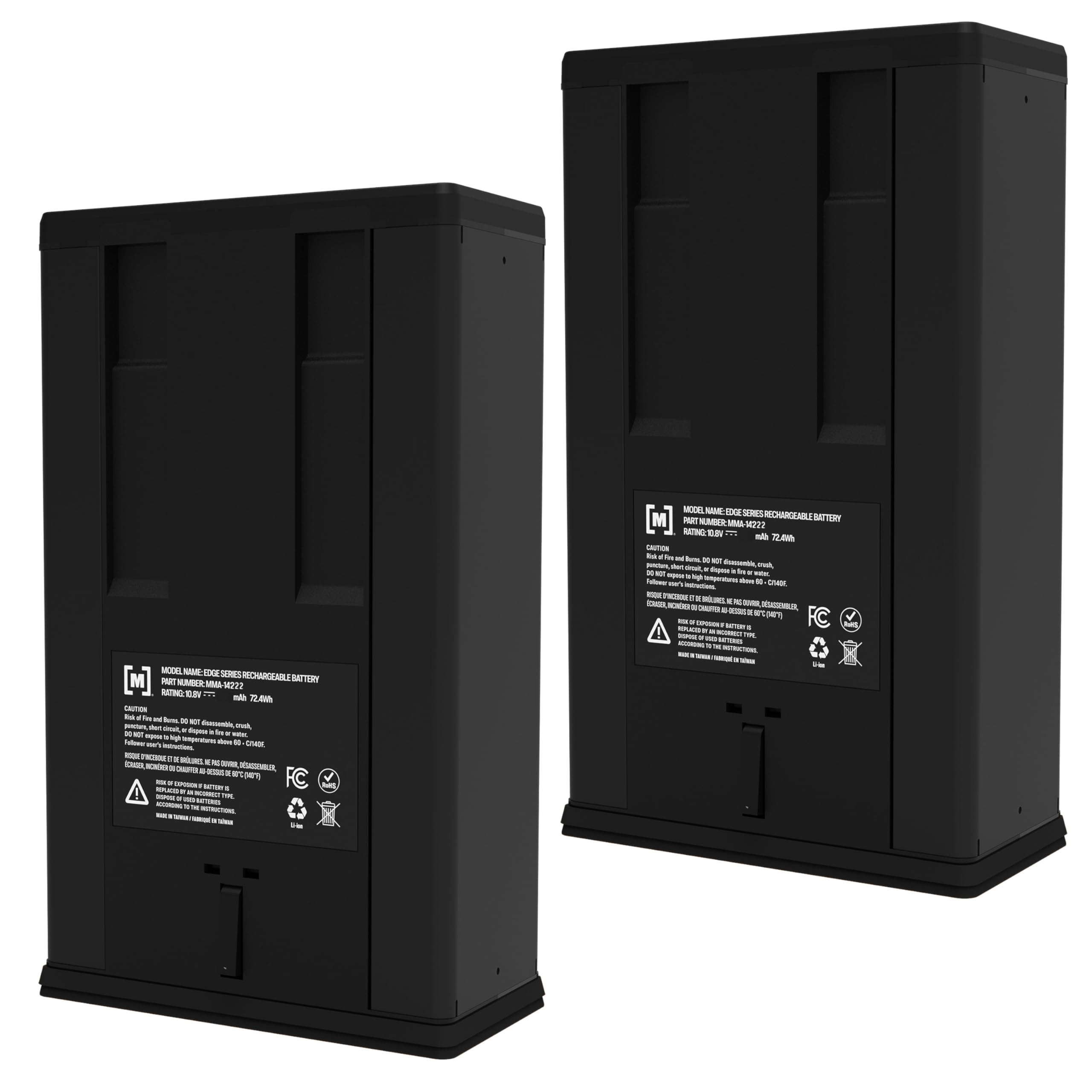 Moultrie Power Mag Plus Rechargeable Lithium-Ion Battery Pack - 2 Pack - Battery Pack for Edge Series Cameras - 6700mAh - Never Buy AA Batteries Again 1