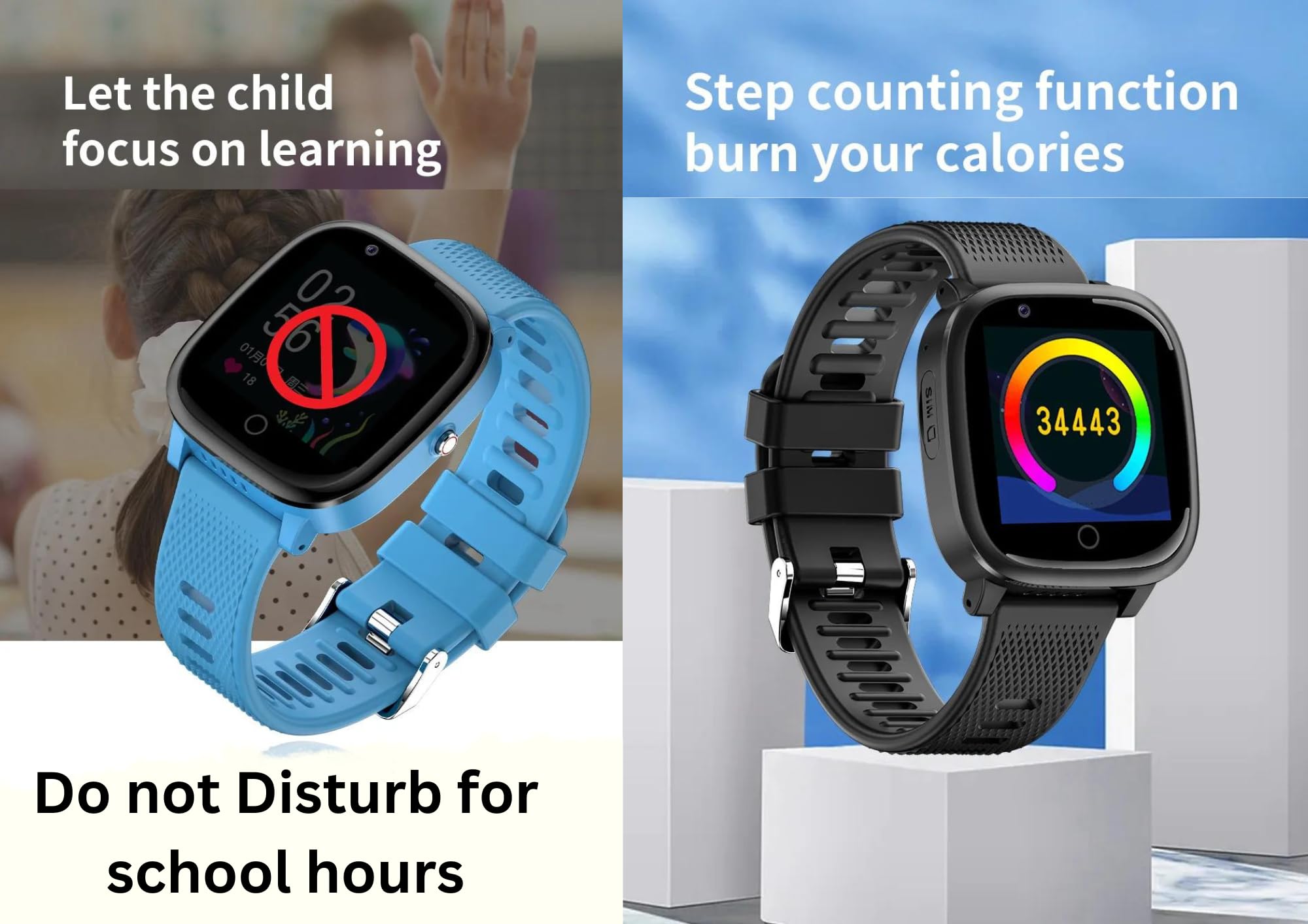TrackMe ACE 4G Smart Watch for Kids GPS/LBS and WiFi Tracking Waterproof Smartwatch with Video Call Phone Watch (Black) 6